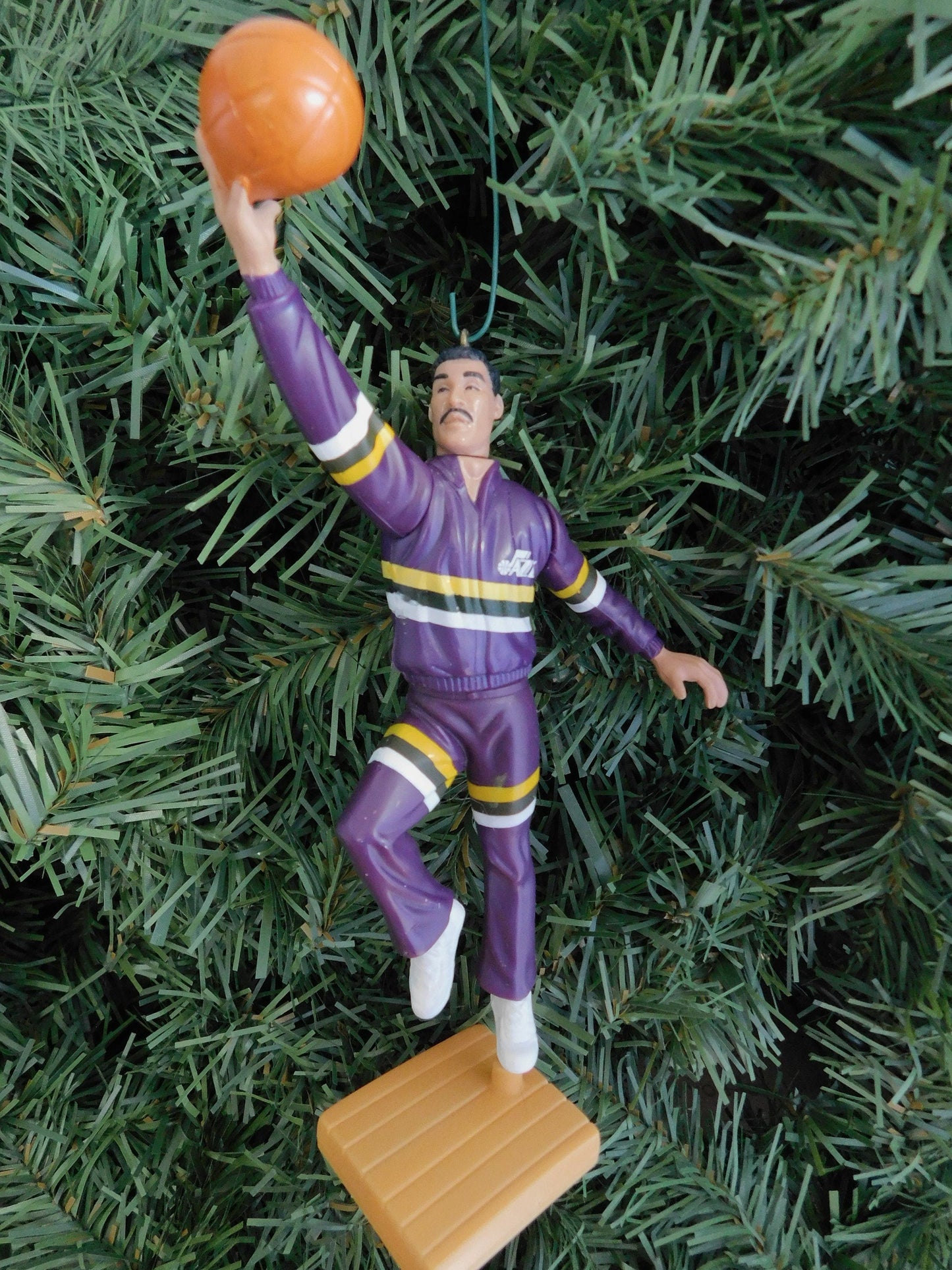 UTAH JAZZ Christmas tree ornaments Karl Malone/John Stockton xmas NBA basketball figure unique gift idea