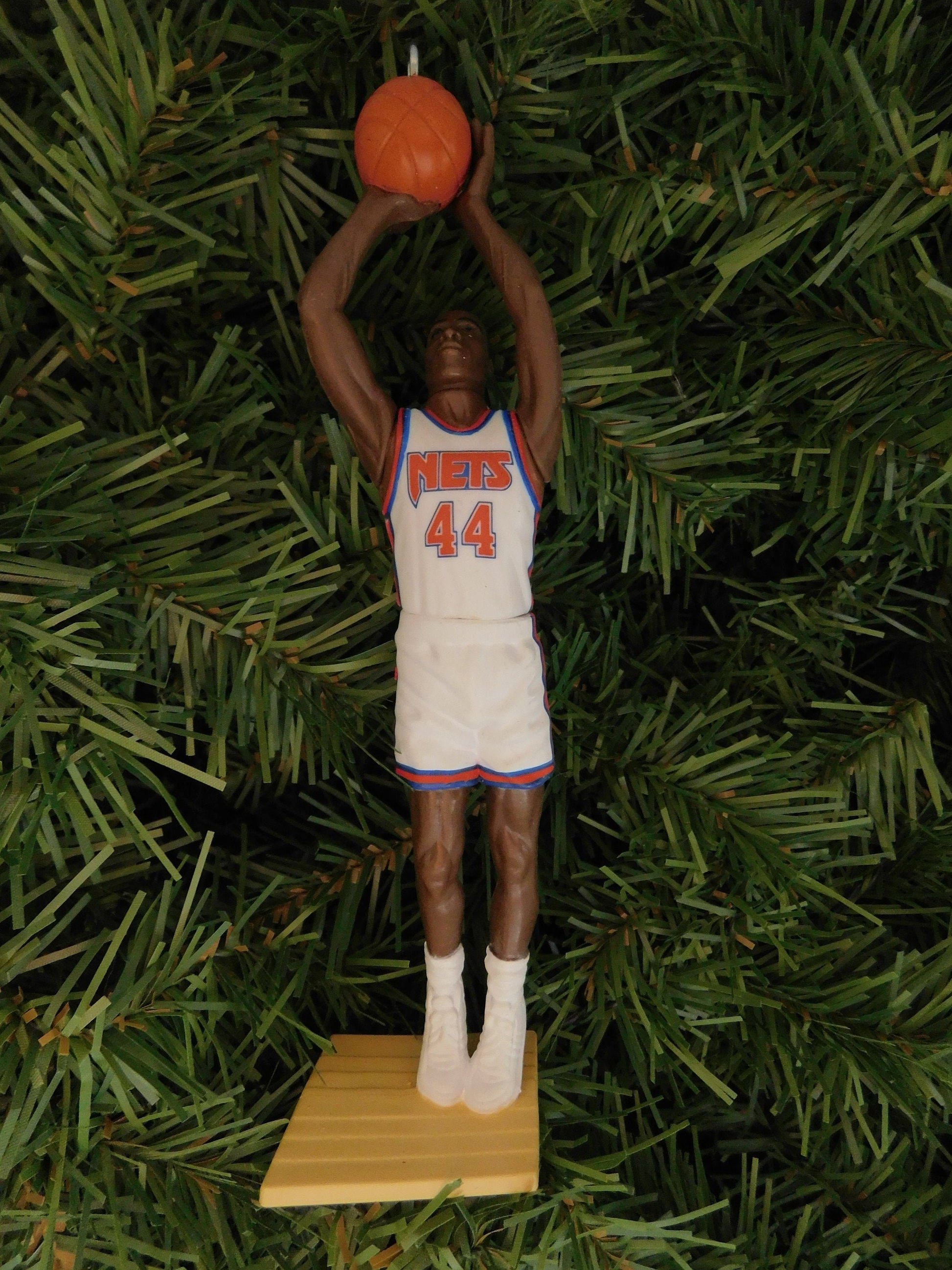 NEW JERSEY/BROOKLYN Nets Ornaments Christmas tree decoration Derrick Coleman-Keith Van Horn-Kenny Anderson-Jason Kidd xmas nba basketball