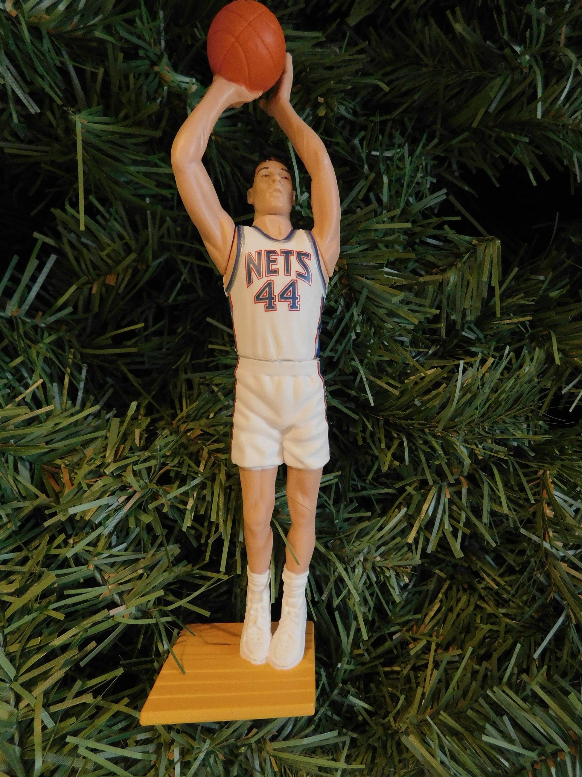 NEW JERSEY/BROOKLYN Nets Ornaments Christmas tree decoration Derrick Coleman-Keith Van Horn-Kenny Anderson-Jason Kidd xmas nba basketball