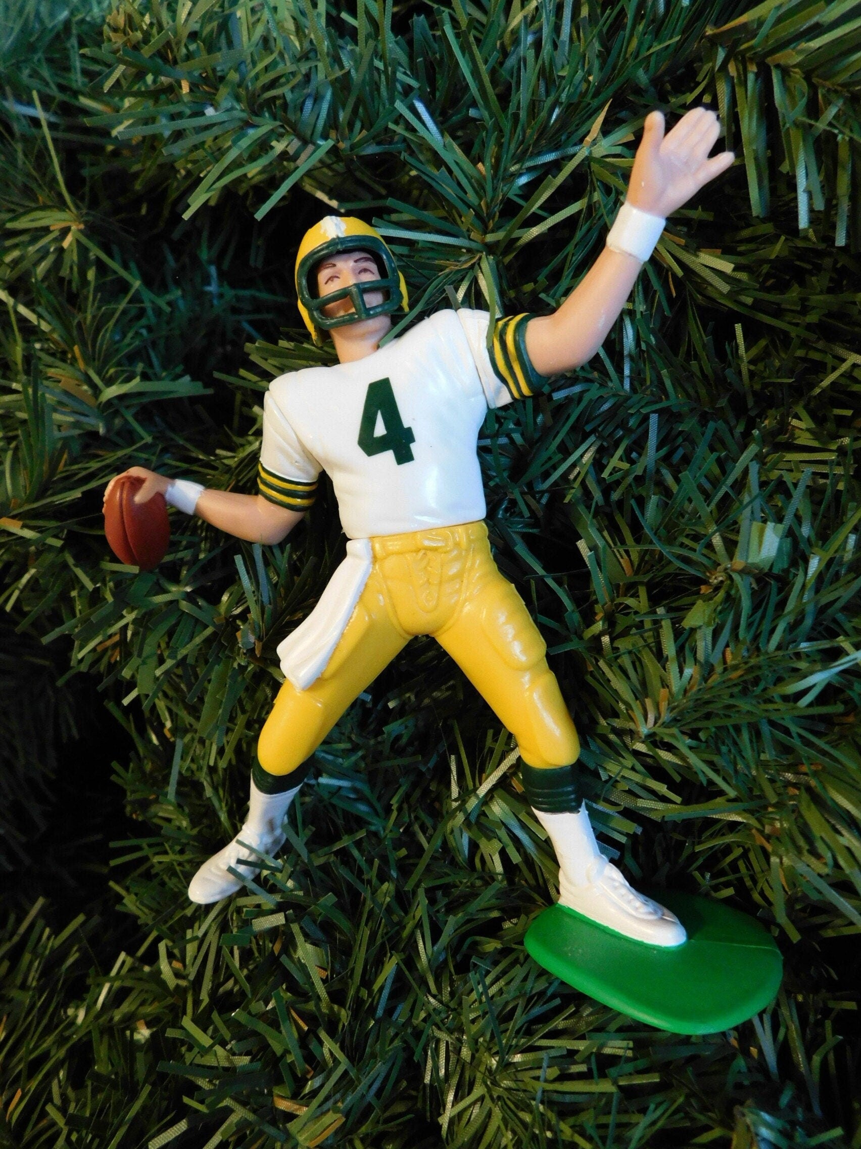 Brett Favre GREEN BAY PACKERS Christmas tree ornament xmas nfl football unique gift idea