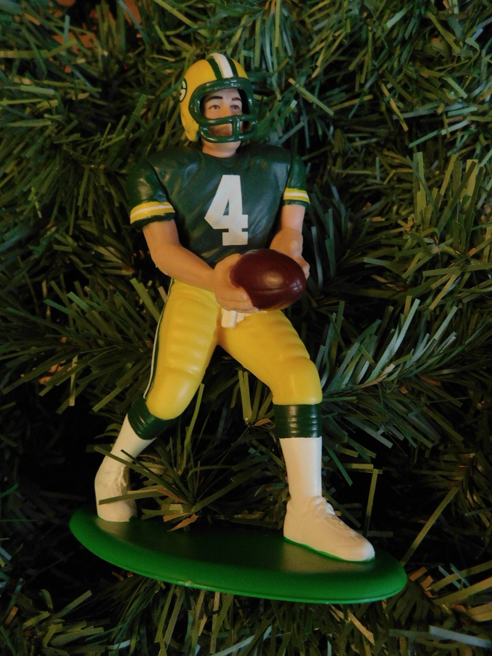 Brett Favre GREEN BAY PACKERS Christmas tree ornament xmas nfl football unique gift idea