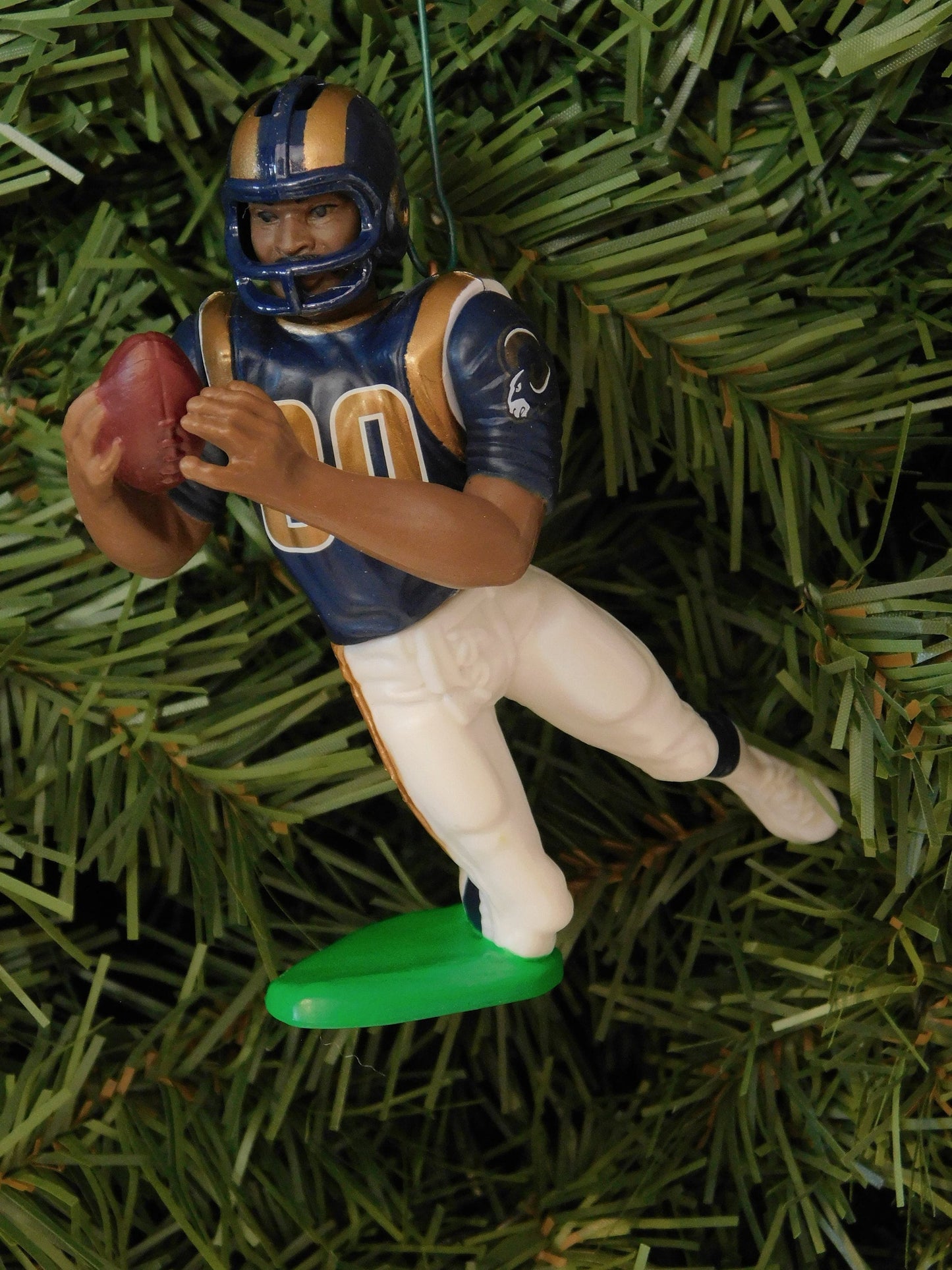 Isaac Bruce ST LOUIS RAMS Christmas tree ornament xmas nfl football figure unique gift idea Los Angeles