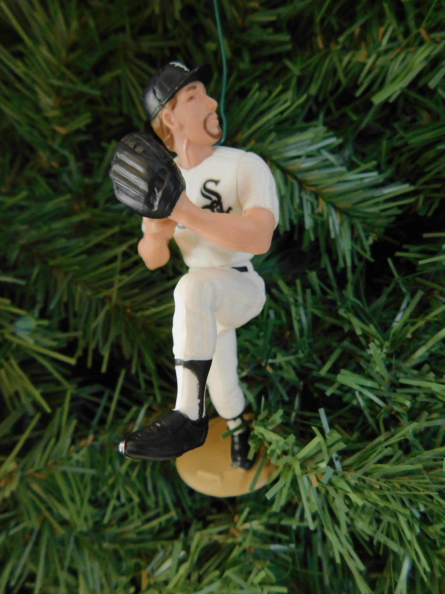 CHICAGO WHITE SOX Ornaments Magglio Ordonez/Jack Mcdowell/Carlton Fisk/Robin Ventura/Ozzie Guillen Christmas tree decoration