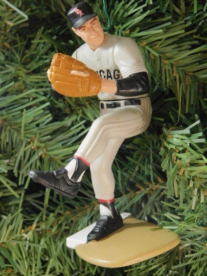 CHICAGO WHITE SOX Ornaments Magglio Ordonez/Jack Mcdowell/Carlton Fisk/Robin Ventura/Ozzie Guillen Christmas tree decoration