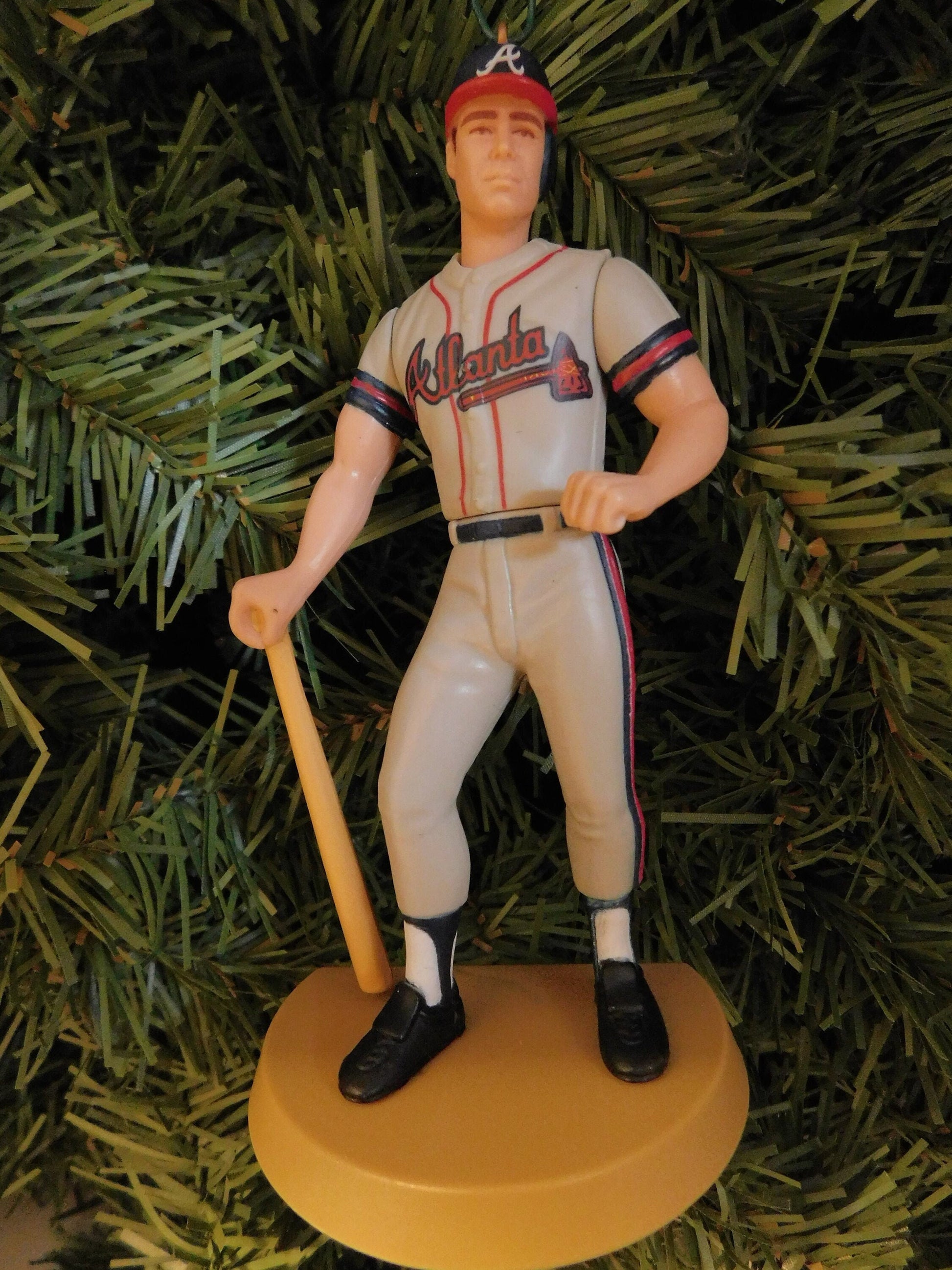 Chipper Jones ATLANTA BRAVES Ornament Christmas tree decoration MLB baseball xmas unique gift idea