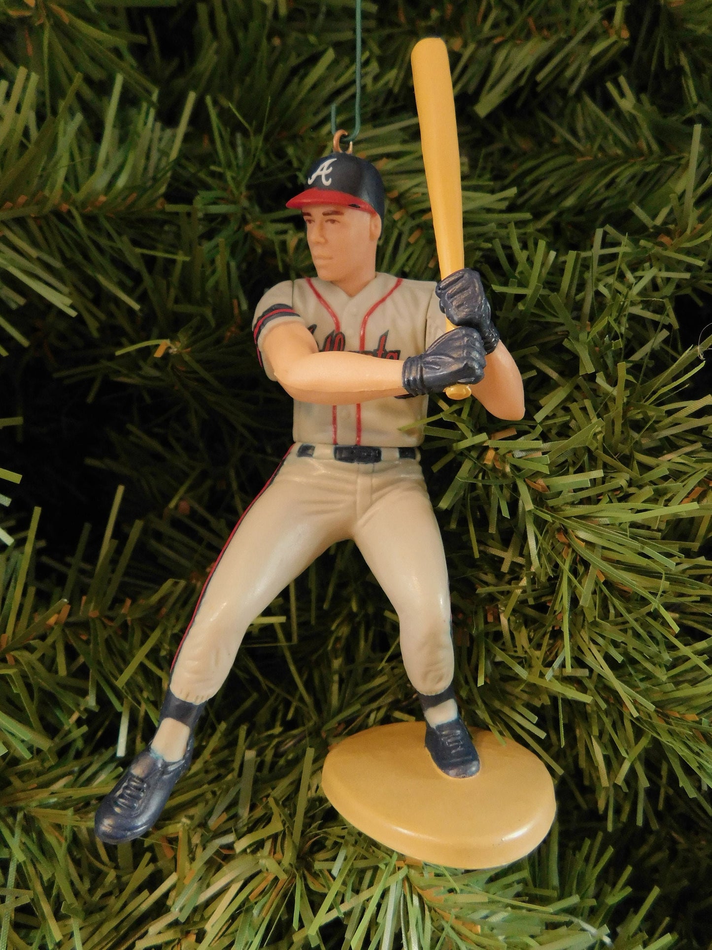 Chipper Jones ATLANTA BRAVES Ornament Christmas tree decoration MLB baseball xmas unique gift idea