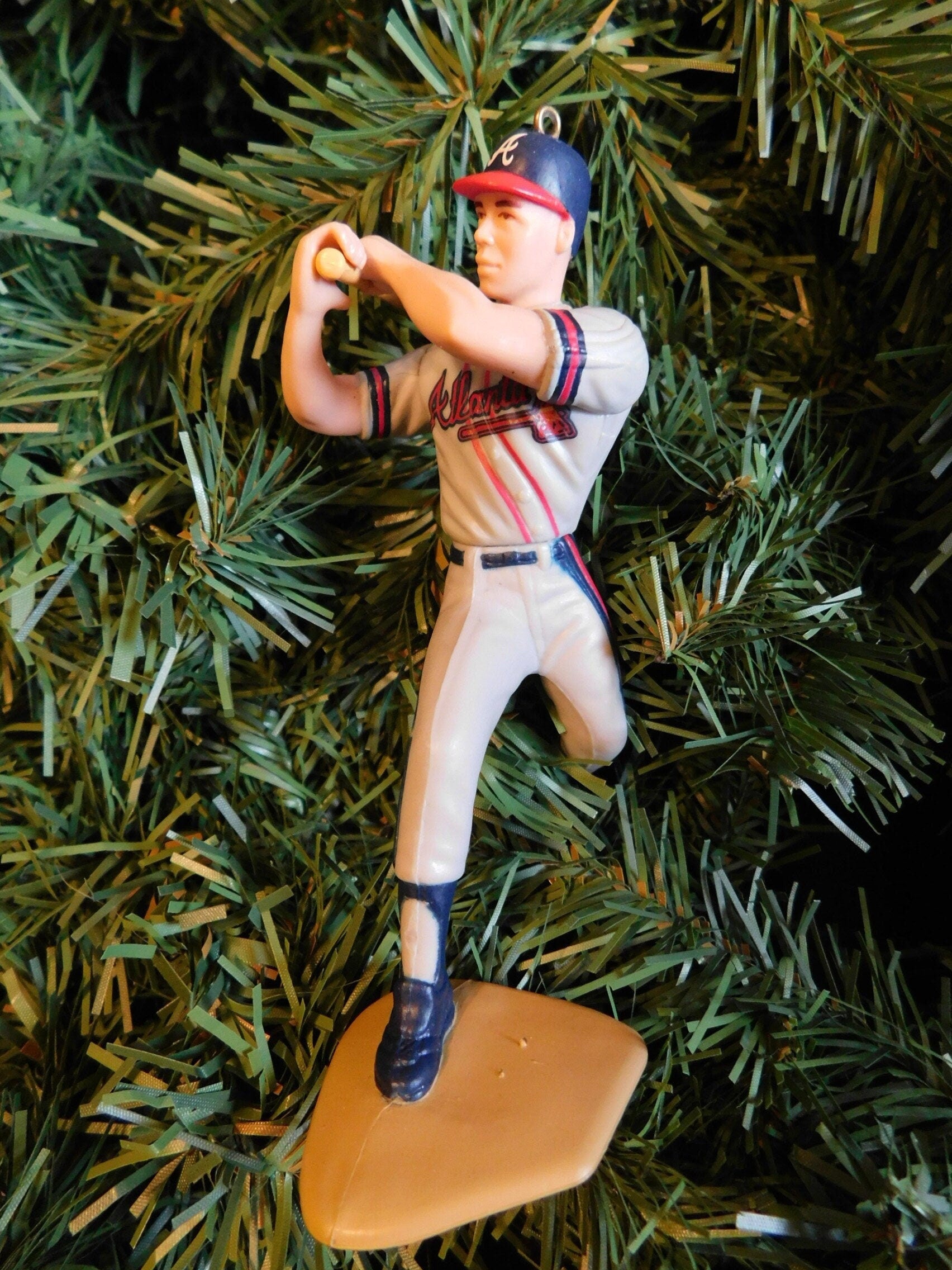 Chipper Jones ATLANTA BRAVES Ornament Christmas tree decoration MLB baseball xmas unique gift idea