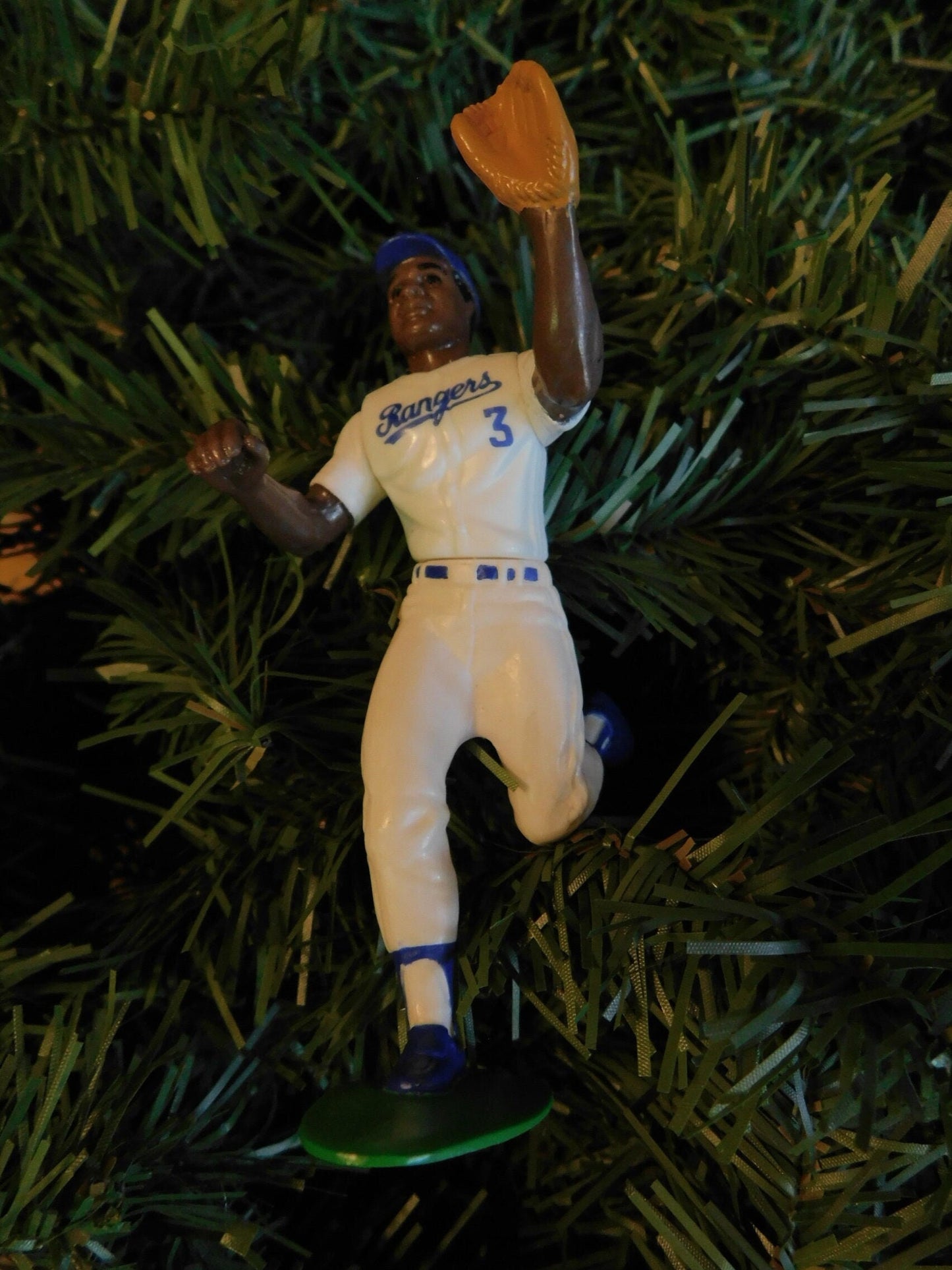 TEXAS RANGERS Christmas ornament Juan Gonzalez/Jose Canseco/Kevin Brown MLB baseball xmas tree figure unique gift idea Ranger ornament