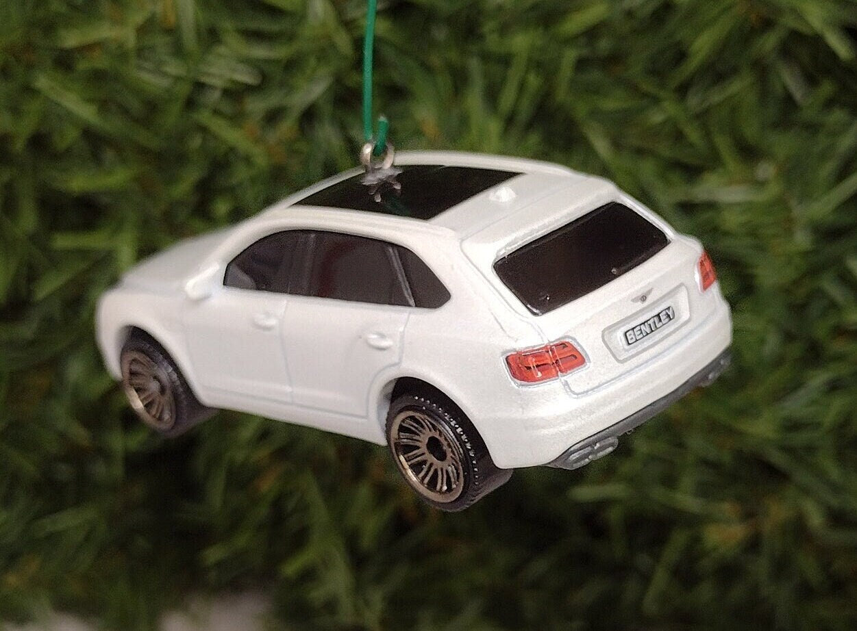 Bentley Bentayga 2018 Christmas tree ornament fun automotive gift for car enthusiast /man cave tree unique xmas idea