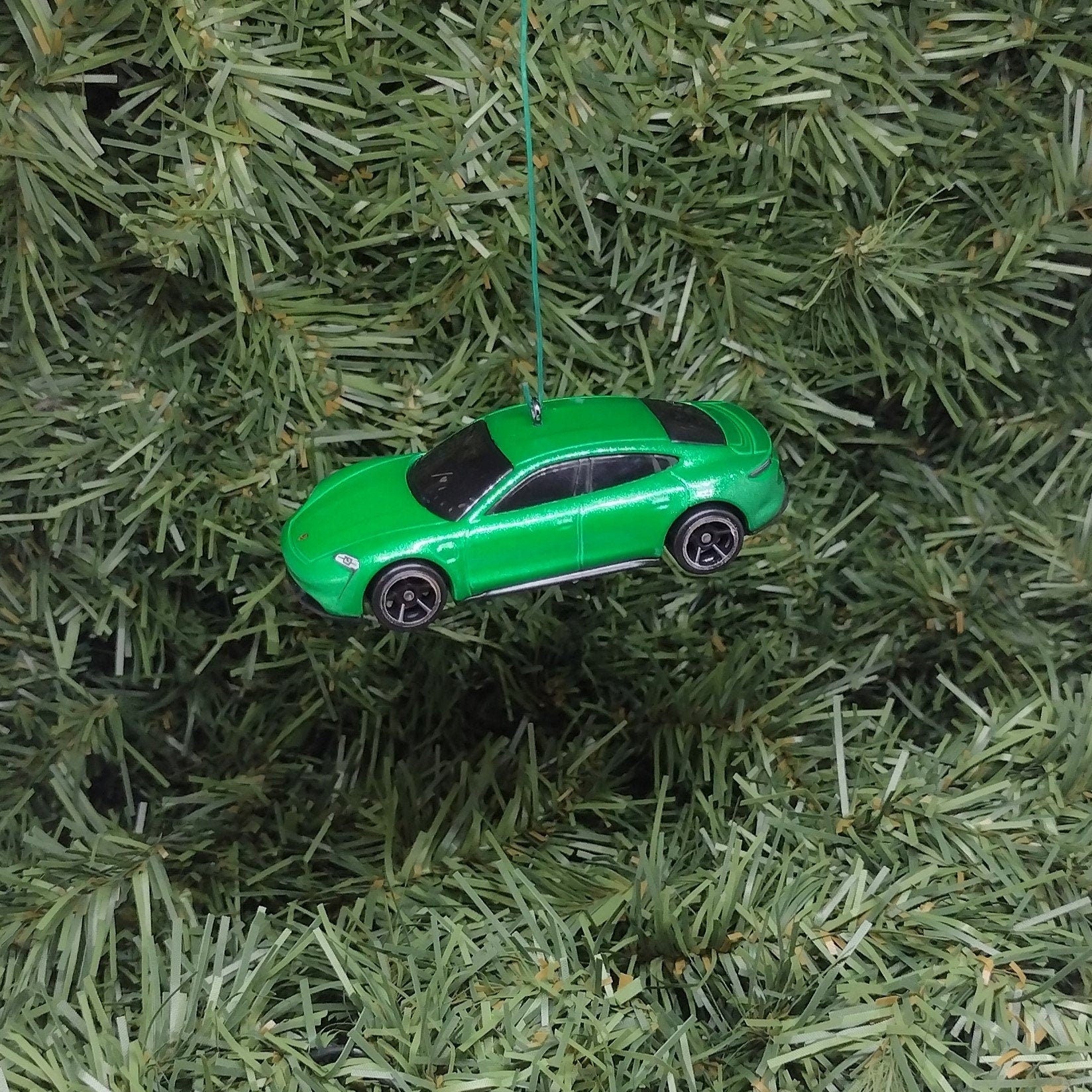 Porsche Taycan Ornament Turbo S Christmas tree decoration fun automotive gift for xmas tree