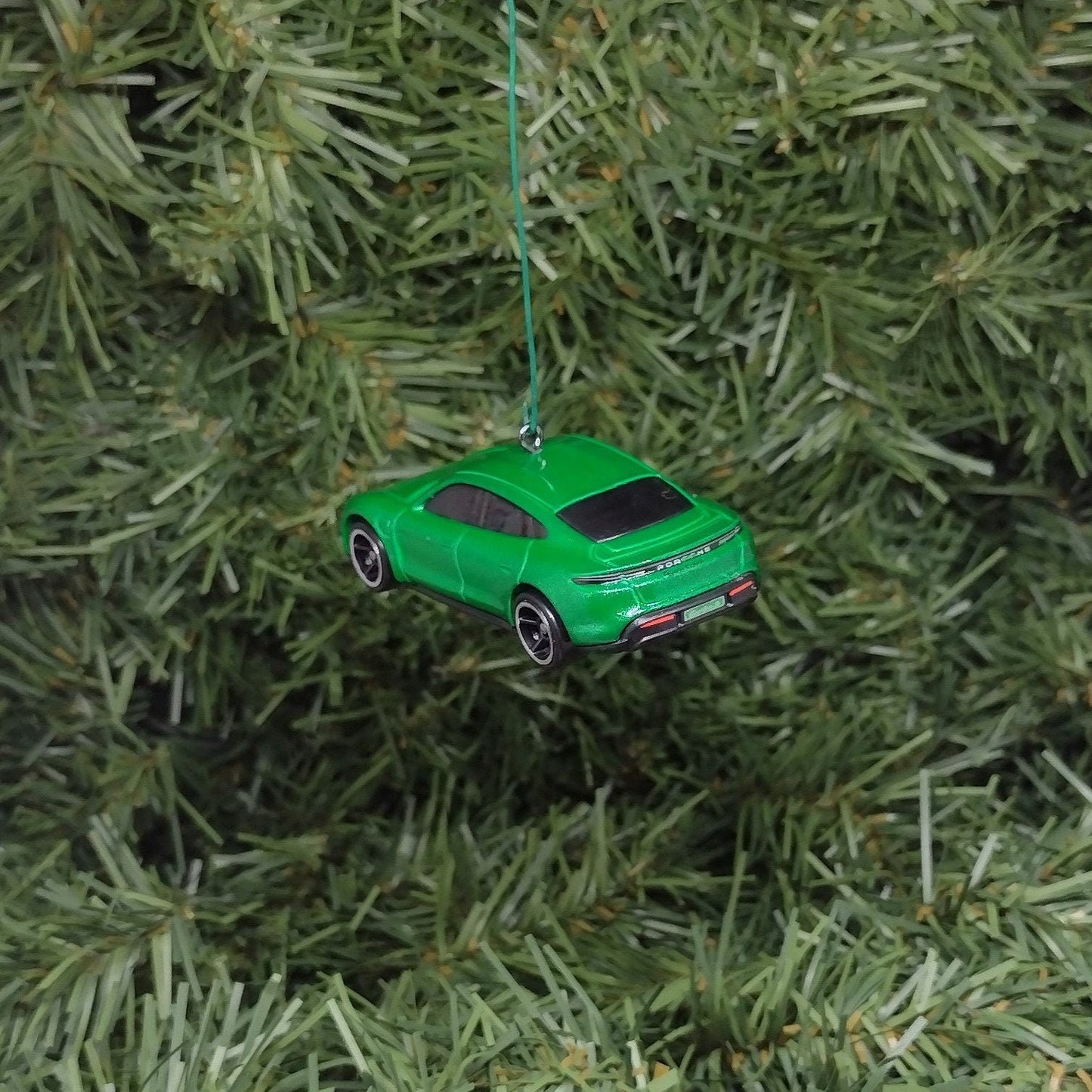 Porsche Taycan Ornament Turbo S Christmas tree decoration fun automotive gift for xmas tree