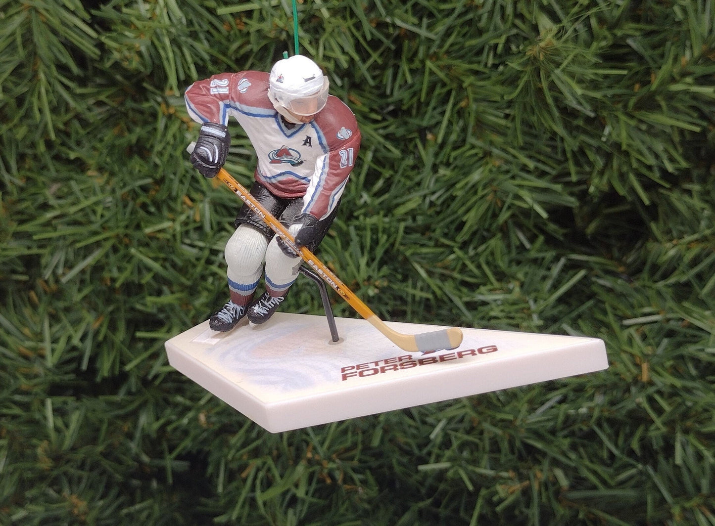 COLORADO AVALANCHE Christmas tree ornaments Patrick Roy/Joe Sakic/Peter Forsberg/Ray Bourque AVS xmas nhl hockey figure