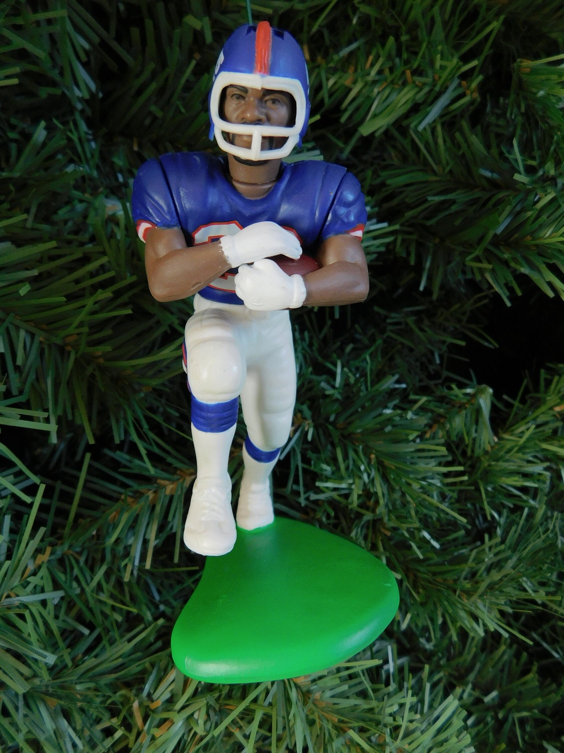 Choice of NEW YORK GIANTS Rodney Hampton/Lionel Manuel/Tyrone Wheatley Christmas Ornament xmas nfl football figure