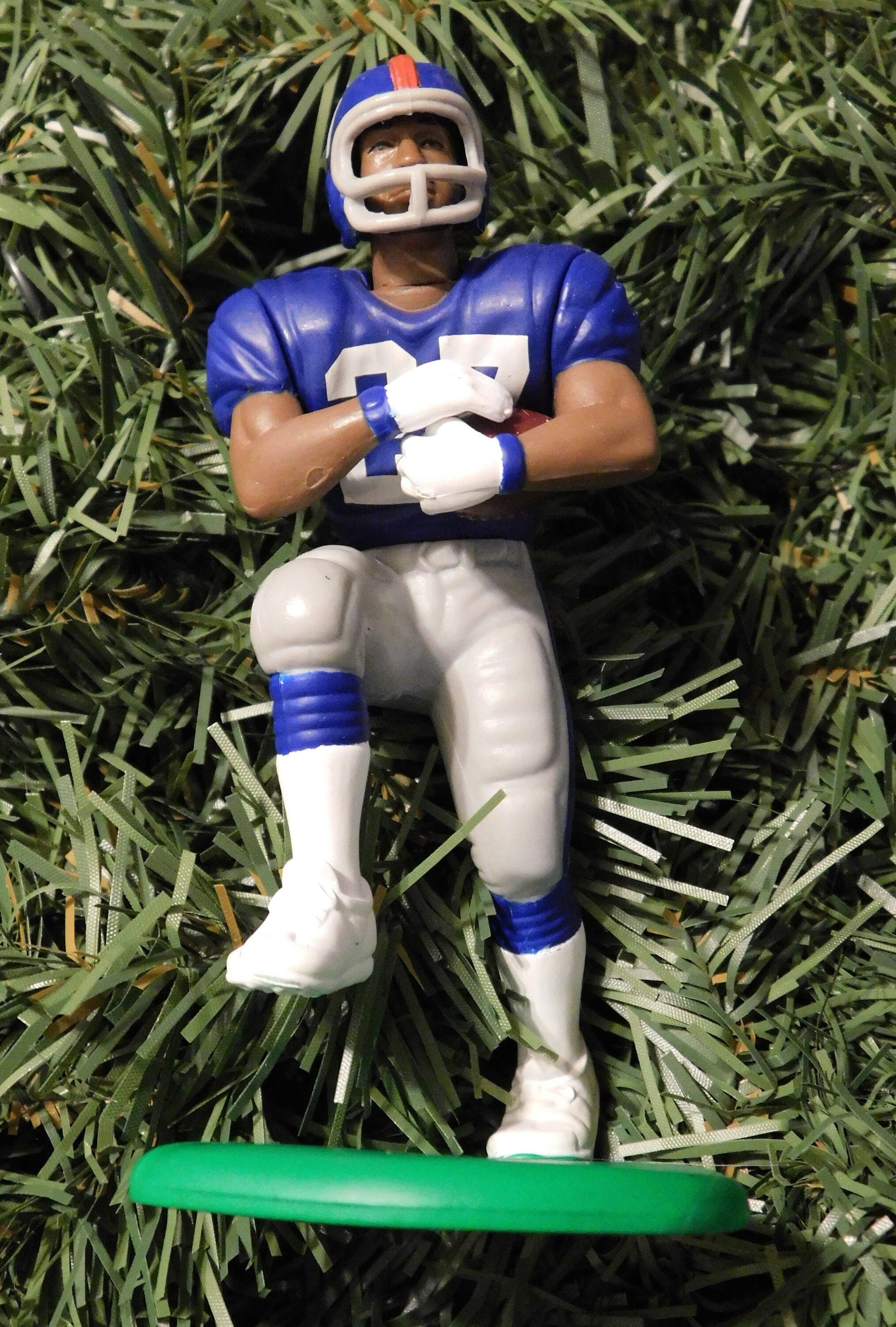 Choice of NEW YORK GIANTS Rodney Hampton/Lionel Manuel/Tyrone Wheatley Christmas Ornament xmas nfl football figure