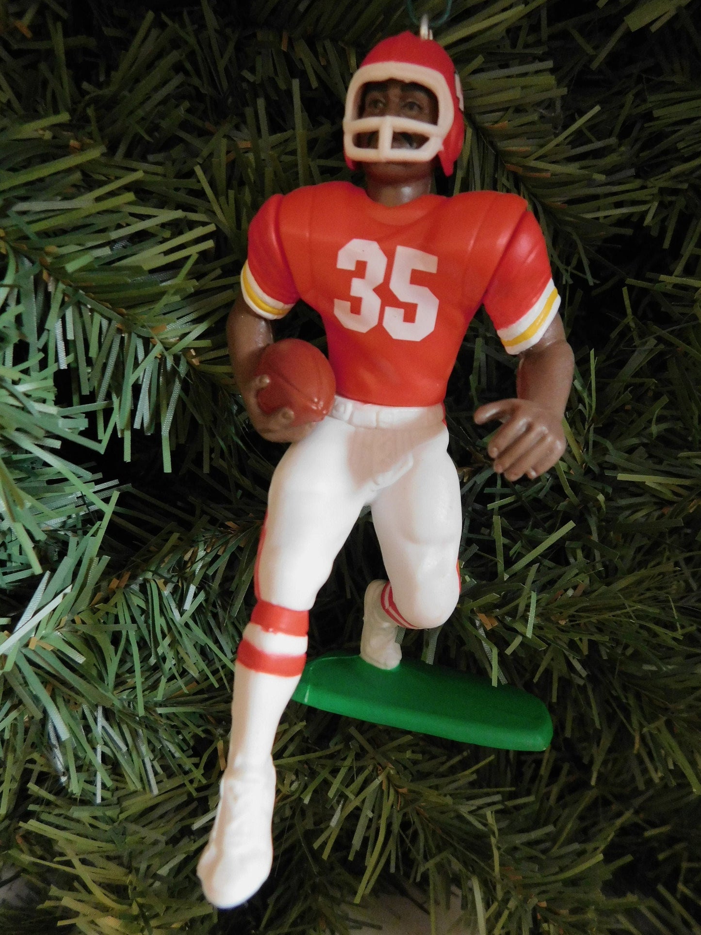 Christian Okoye KANSAS CITY CHIEFS Christmas tree ornament xmas nfl football figure unique gift