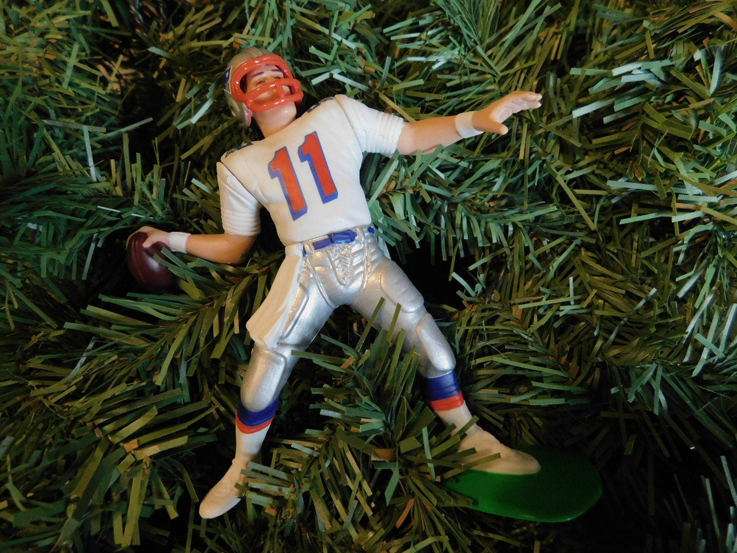 Drew Bledsoe NEW ENGLAND PATRIOTS Christmas tree Ornament xmas nfl football figure unique gift