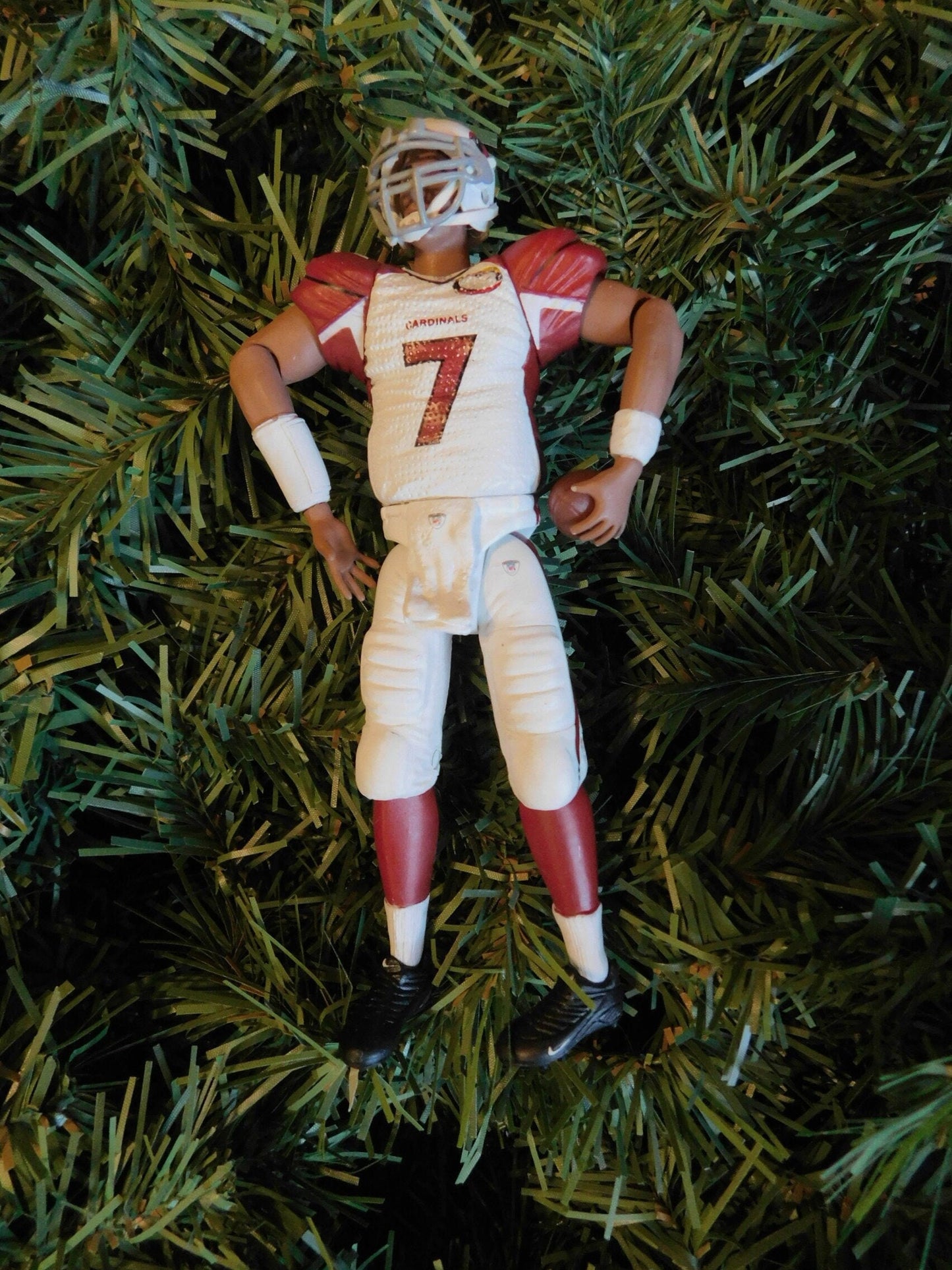 ARIZONA CARDINALS Christmas tree ornaments Emmitt Smith/Simeon Rice/Eric Swann/Plummer xmas NFL football figure unique gift idea Phoenix