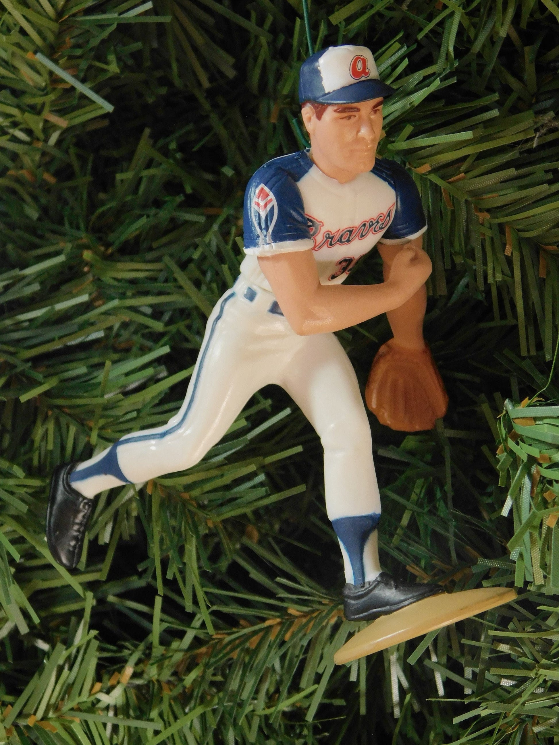 ATLANTA BRAVES Ornament Christmas Tree Decoration Phil Niekro baseball xmas figure unique gift idea