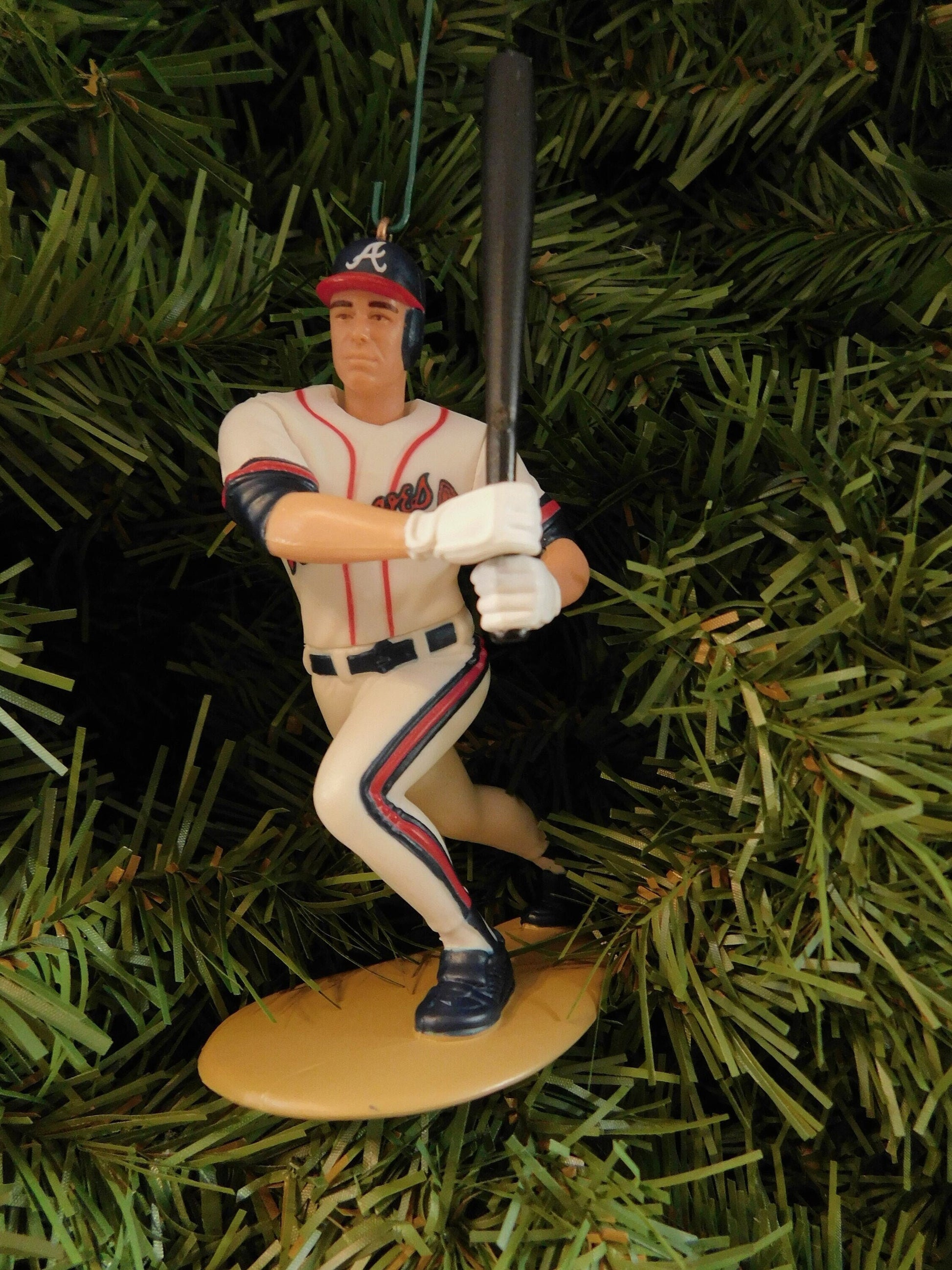 Chipper Jones ATLANTA BRAVES Ornament Christmas tree decoration MLB baseball xmas tree decoration unique gift idea