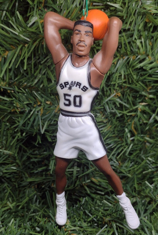 David Robinson SAN ANTONIO SPURS Christmas tree ornament xmas nba basketball figure unique gift idea spur ornaments