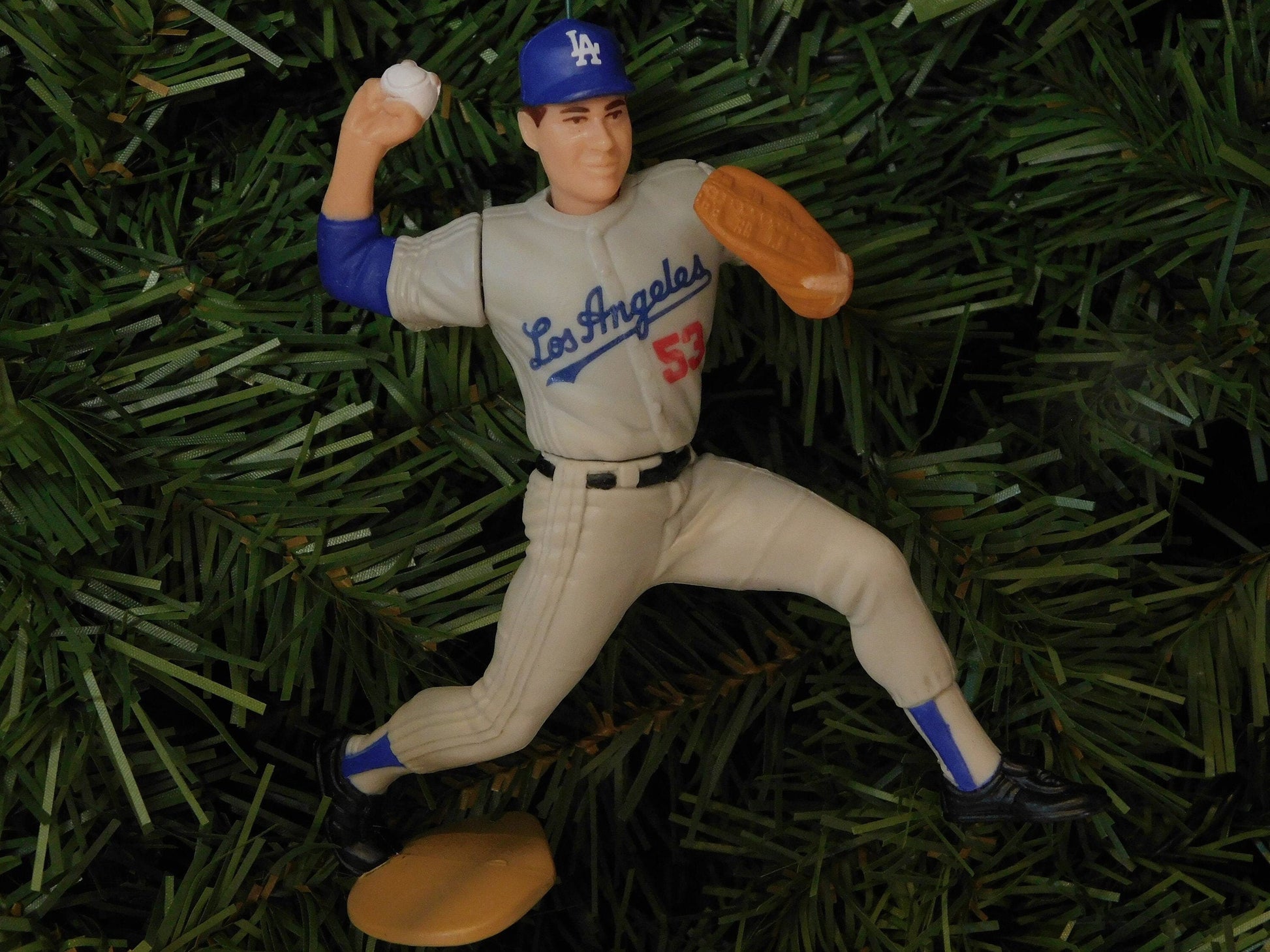 LOS ANGELES DODGERS ornament Christmas tree decoration Don Drysdale mlb baseball xmas figure unique gift idea