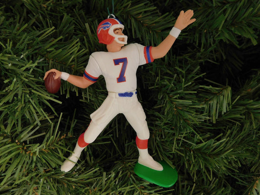 BUFFALO BILLS ornament Christmas tree decoration Doug Flutie unique Xmas gift idea NFL football figure