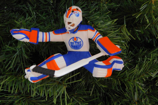 EDMONTON OILERS Ornament Wayne Gretzky Grant Fuhr Mark Messier Jason Arnott Mike Grier Christmas Tree Decoration NHL hockey