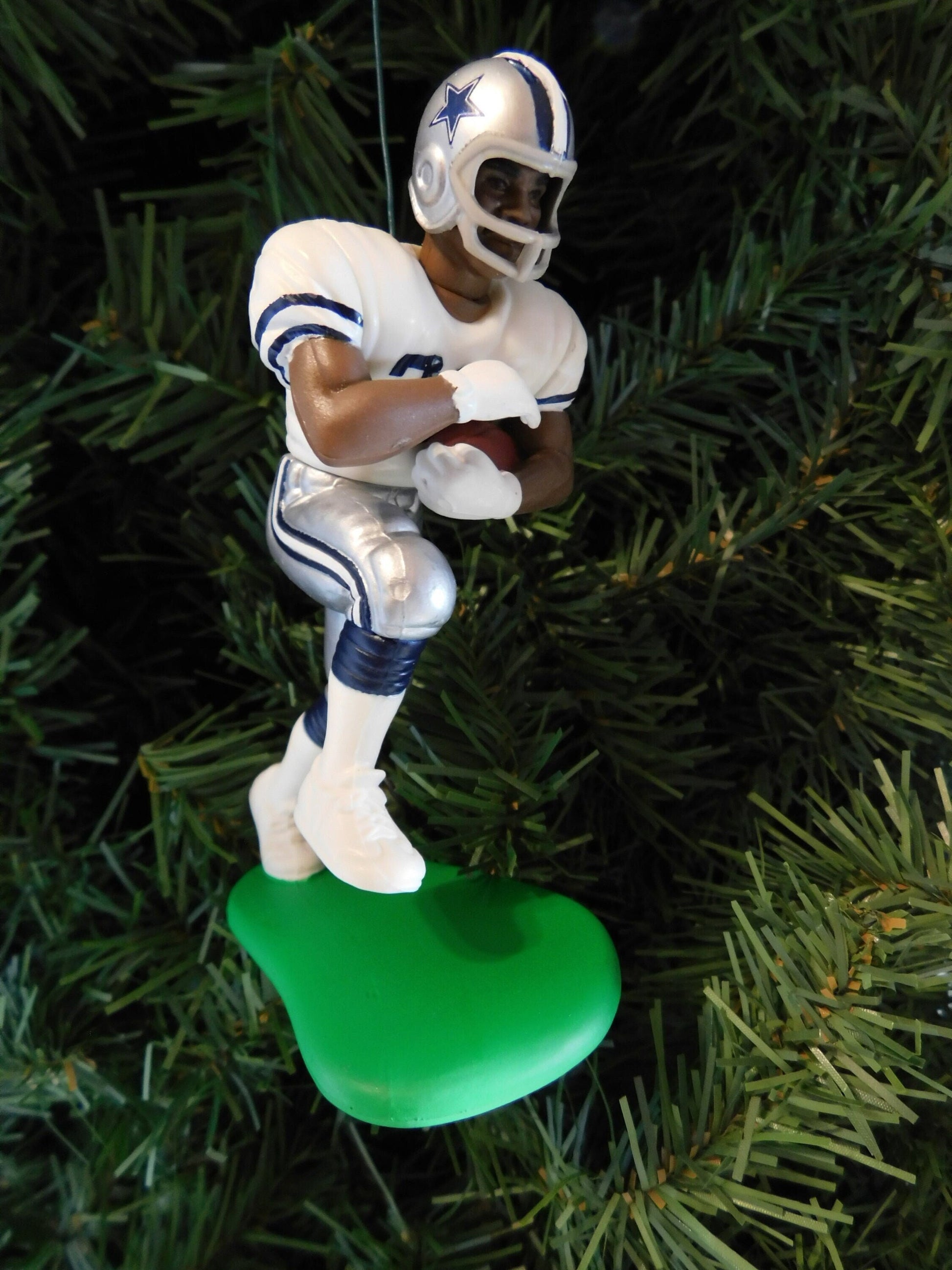 Emmitt Smith DALLAS COWBOYS ornament Christmas tree decoration unique Xmas gift idea NFL football figure