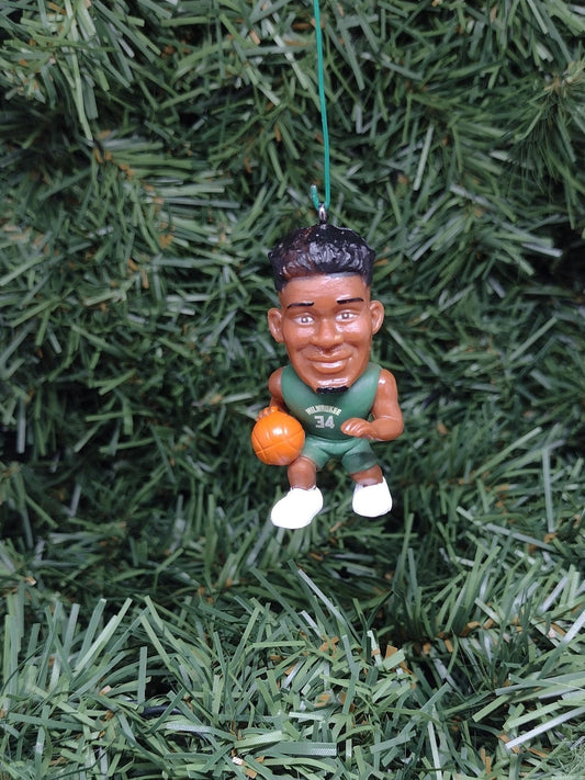 Giannis MILWAUKEE BUCKS Ornament Christmas Tree Decoration NBA basketball Antetokounmpo 1.75 inch