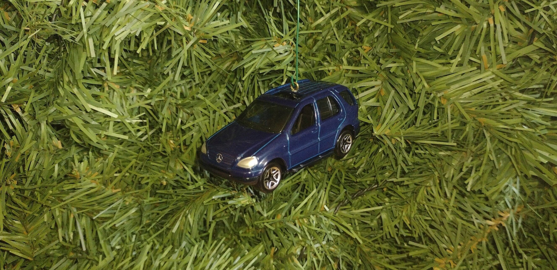 Mercedes Benz Christmas Ornament ML 430 SUV Fun Gift Idea for Car Enthusiast or Man Cave Unique Xmas Tree Decoration