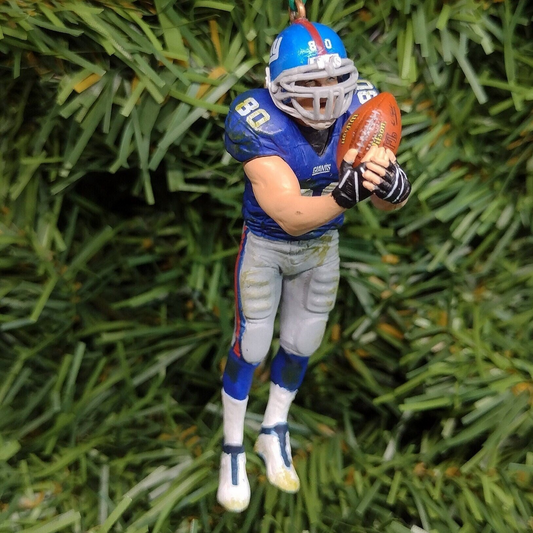 New York Giants Ornament Jeremy Shockey Christmas Gift Xmas Tree Decoration NFL Football NY Giant