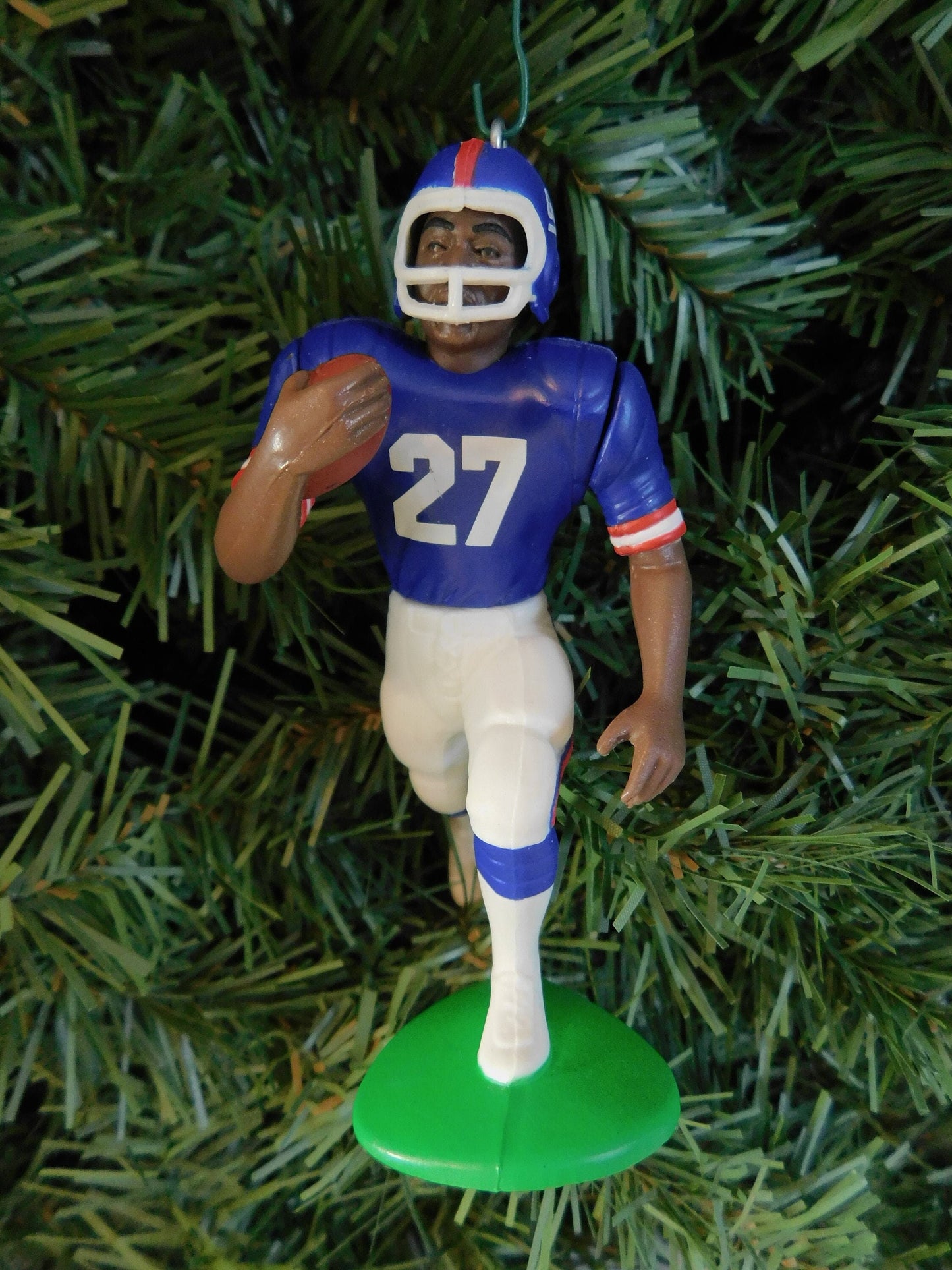 NEW YORK GIANTS ornaments Rodney Hampton/Lionel Manuel/Tyrone Wheatley Christmas tree decoration unique Xmas gift idea