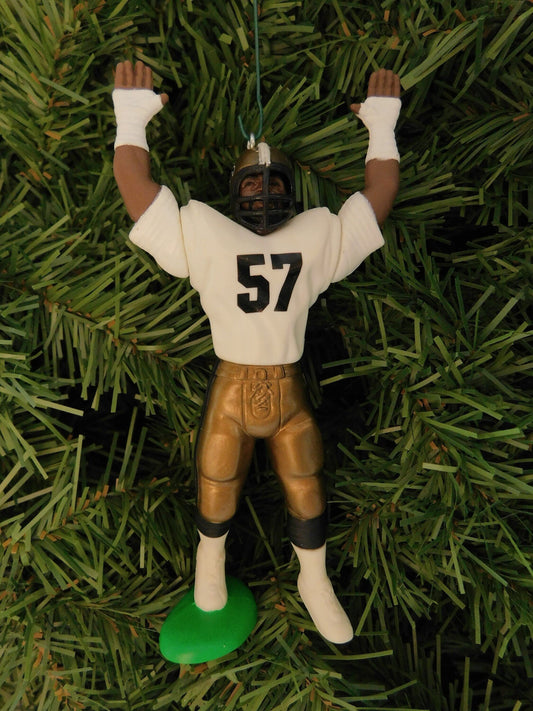 NEW ORLEANS SAINTS ornament Christmas tree decoration Rickey Jackson xmas nfl football figure unique gift idea