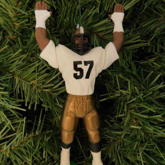 NEW ORLEANS SAINTS NFL Ornament Christmas Gift Rickey Jackson Football Figure