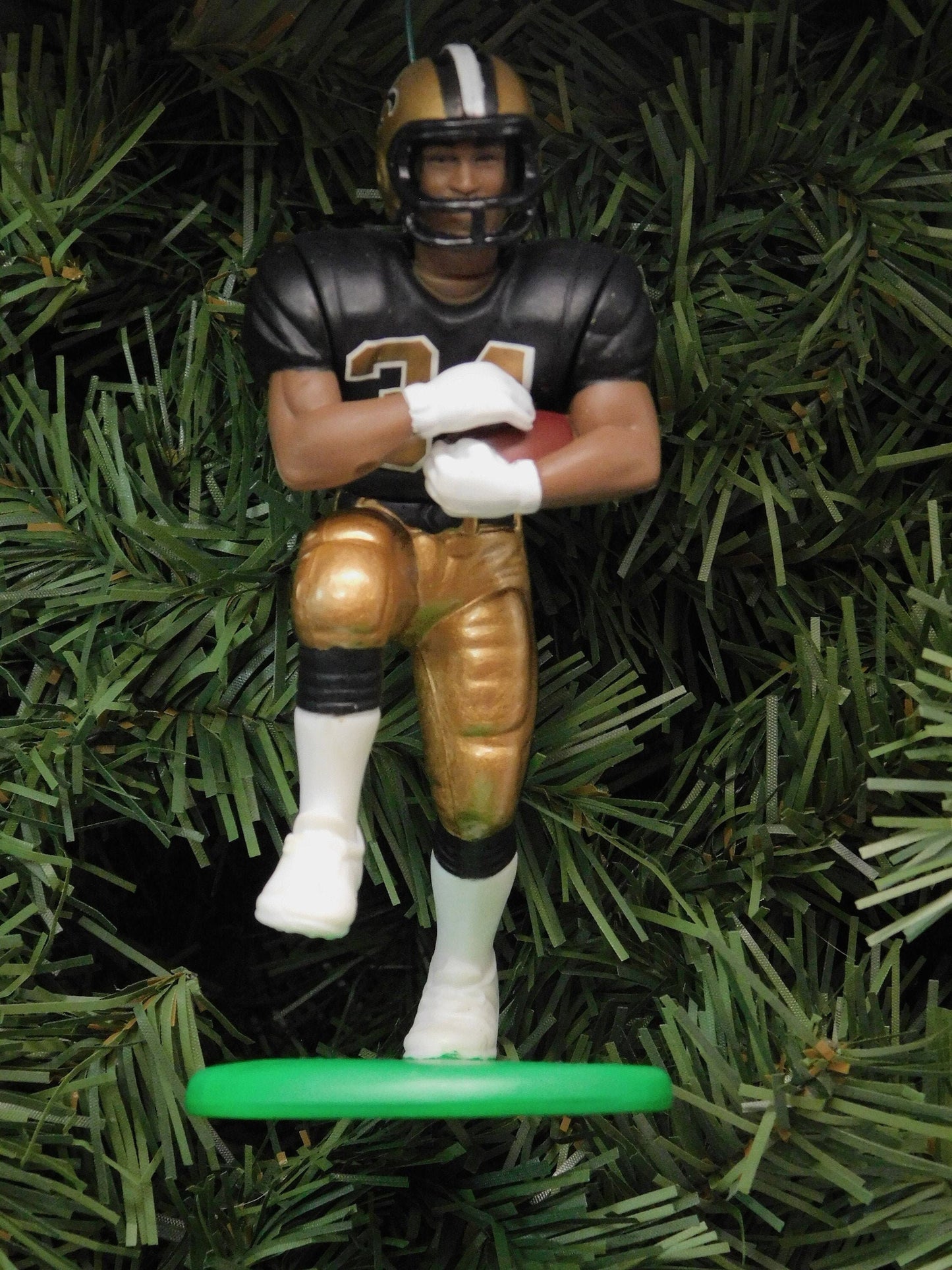 Ricky Williams NEW ORLEANS SAINTS ornament Christmas tree decoration unique Xmas gift idea nfl football figure