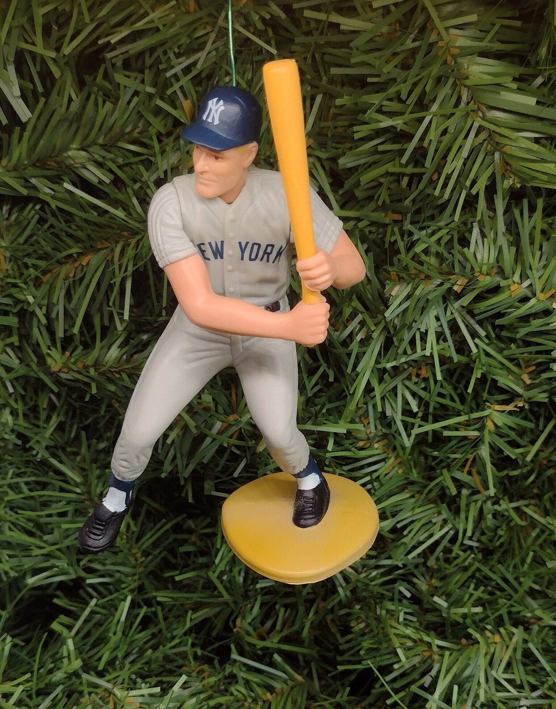 NEW YORK YANKEES Christmas Ornament Roger Maris Unique Gift Idea Xmas Tree Decoration Mlb Baseball Figure