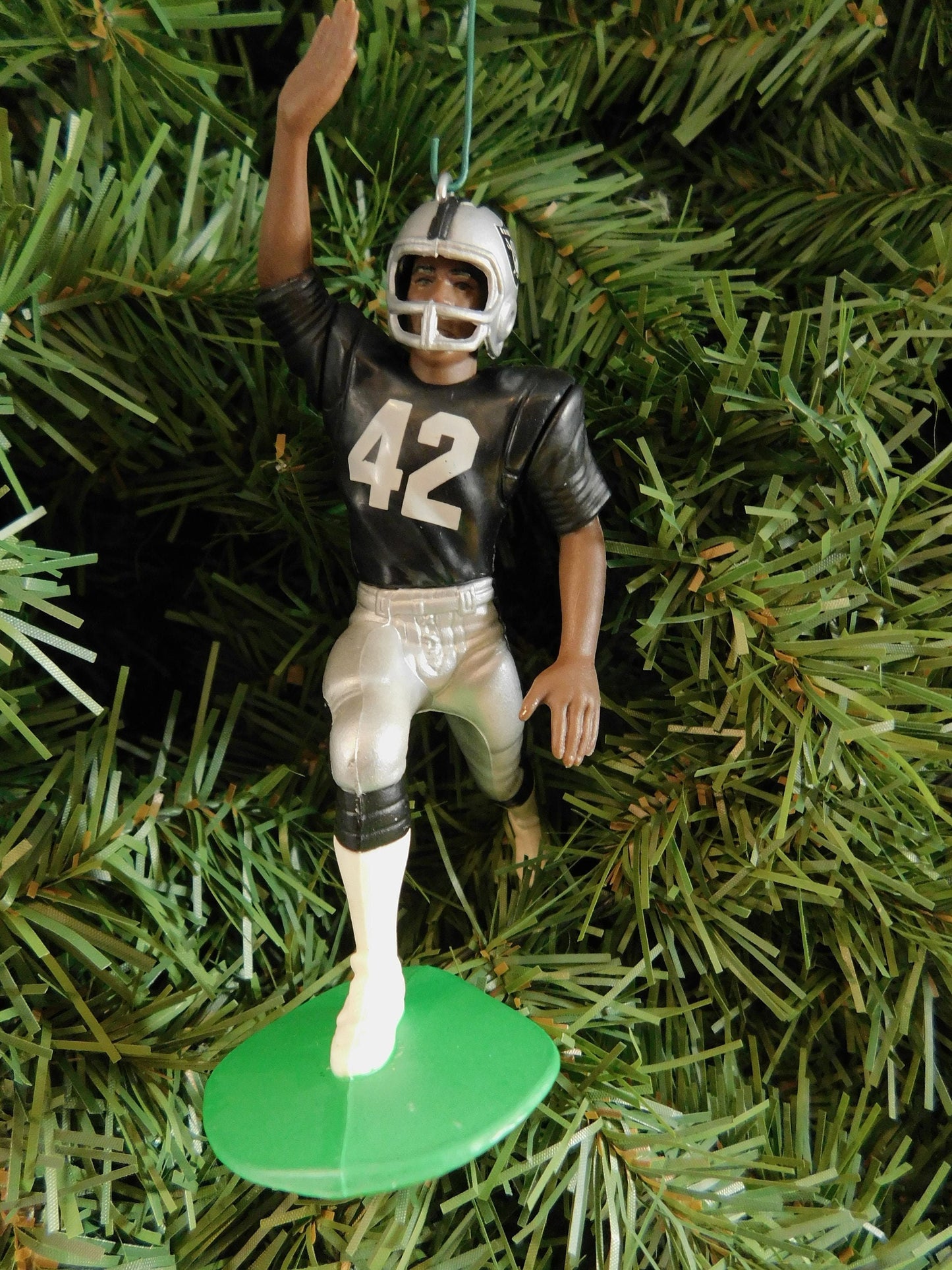 Ronnie Lott OAKLAND/Los Angeles RAIDERS ornament Christmas tree decoration NFL football figure unique Xmas gift idea Las Vegas