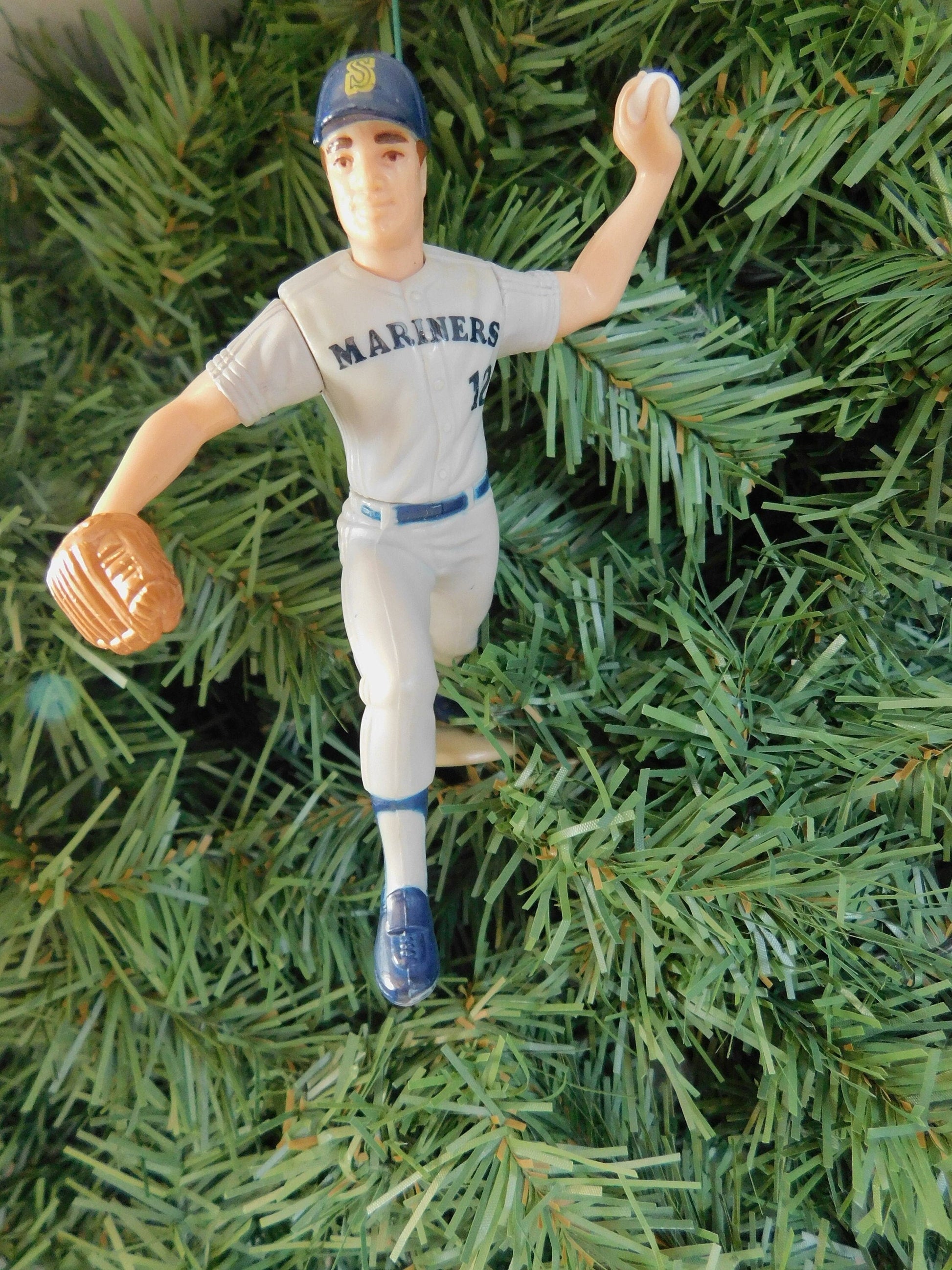 SEATTLE MARINERS ornament Christmas tree decoration Mark Langston/Alvin Davis/Edgar Martinez mlb baseball figure unique Xmas gift idea