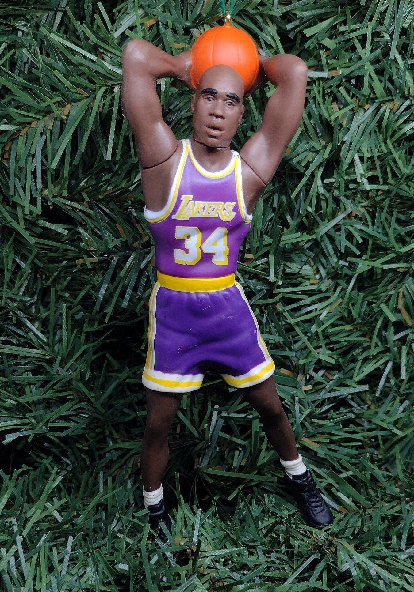 Shaquille O'Neal LOS ANGELES LAKERS Ornament Christmas Tree Decoration Nba Basketball Figure Unique Gift Idea Shaq Nba Finals Mvp