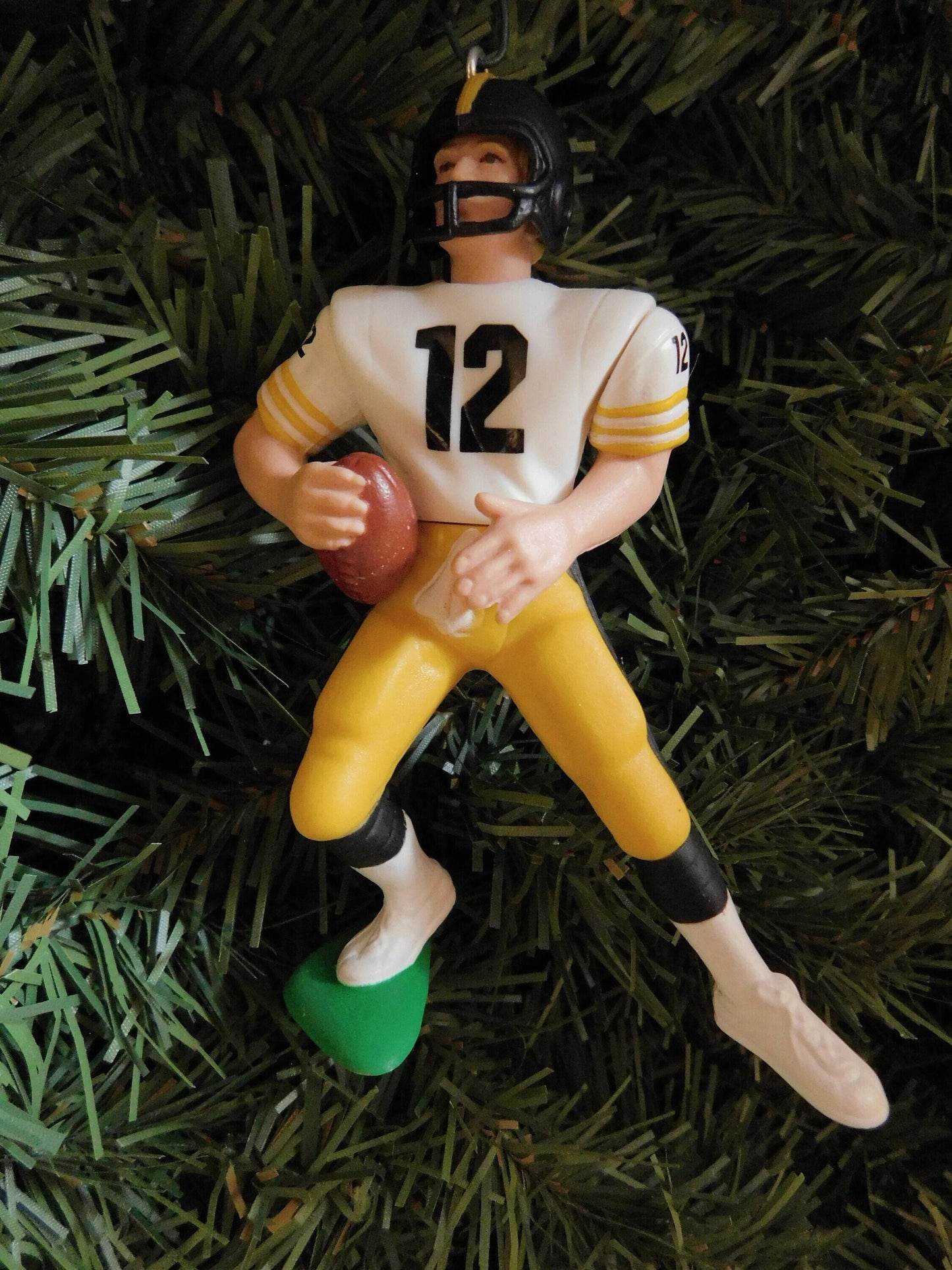 Terry Bradshaw PITTSBURGH STEELERS ornament Christmas gift idea for xmas tree NFL football figure