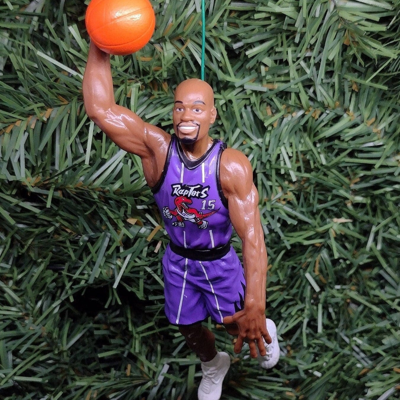 TORONTO RAPTORS Ornament Christmas Gift Idea Vince Carter Marcus Camby Damon Stoudamire NBA Basketball Unique Xmas Tree Decoration