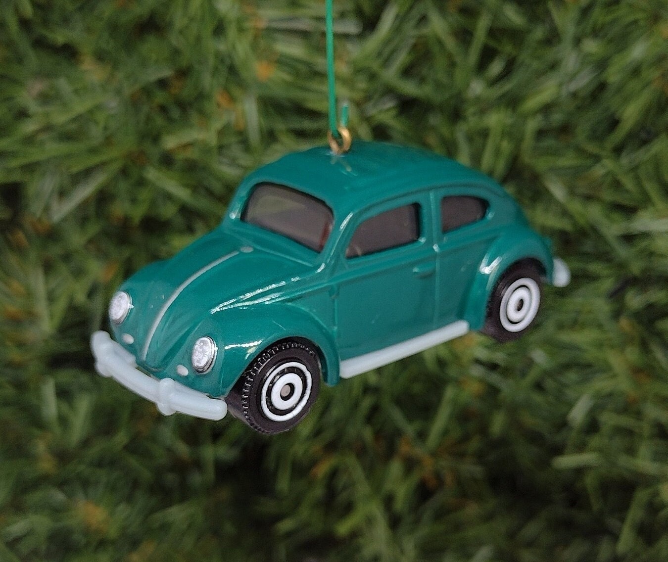 VW Beetle 1962 Christmas tree ornament fun automotive gift for car enthusiast /man cave tree Volkswagen unique xmas idea