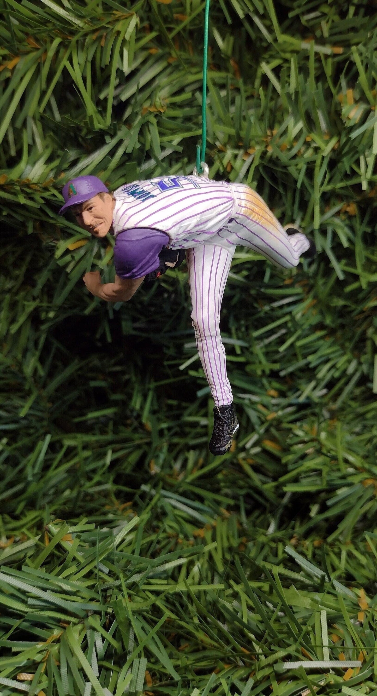 Randy Johnson ARIZONA DIAMONDBACKS ornament Christmas gift idea mlb baseball figure unique xmas tree decoration World Series MVP