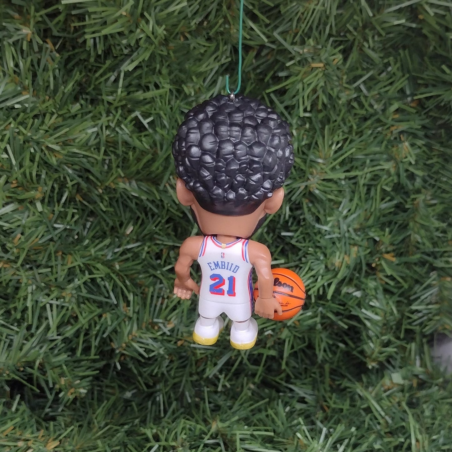 Joel Embiid PHILADELPHIA 76ERS Ornament Christmas Tree Decoration NBA basketball 3 inch Seventy Sixers