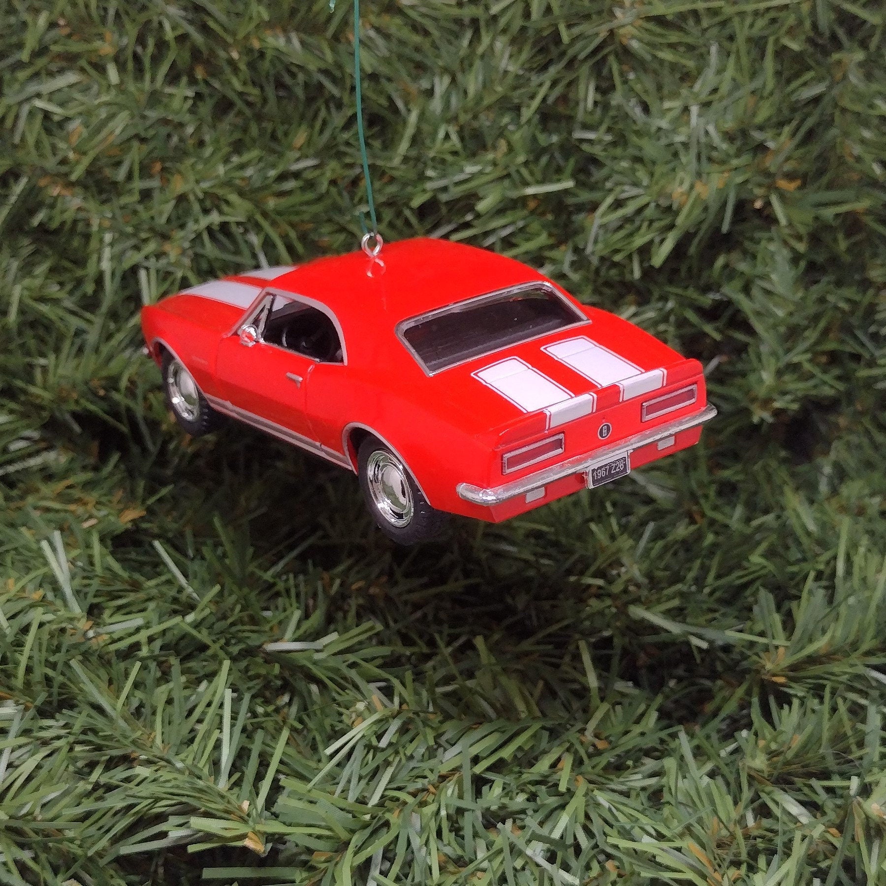 1967 Chevy Camaro Ornament Christmas Tree Decoration Fun Automotive Unique Xmas Gift Idea 5 inches long Chevrolet 1968 1969