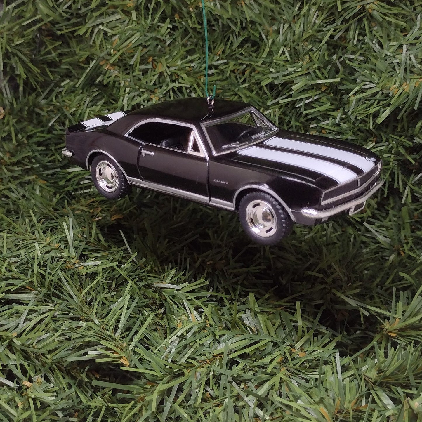 1967 Chevy Camaro Ornament Christmas Tree Decoration Fun Automotive Unique Xmas Gift Idea 5 inches long black Chevrolet 1968 1969