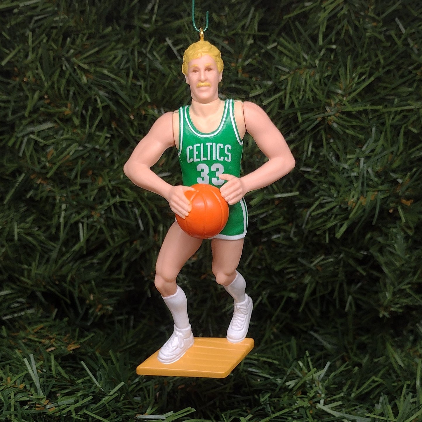 Larry Bird BOSTON CELTICS Ornament Christmas tree decoration NBA basketball figure unique Xmas gift idea