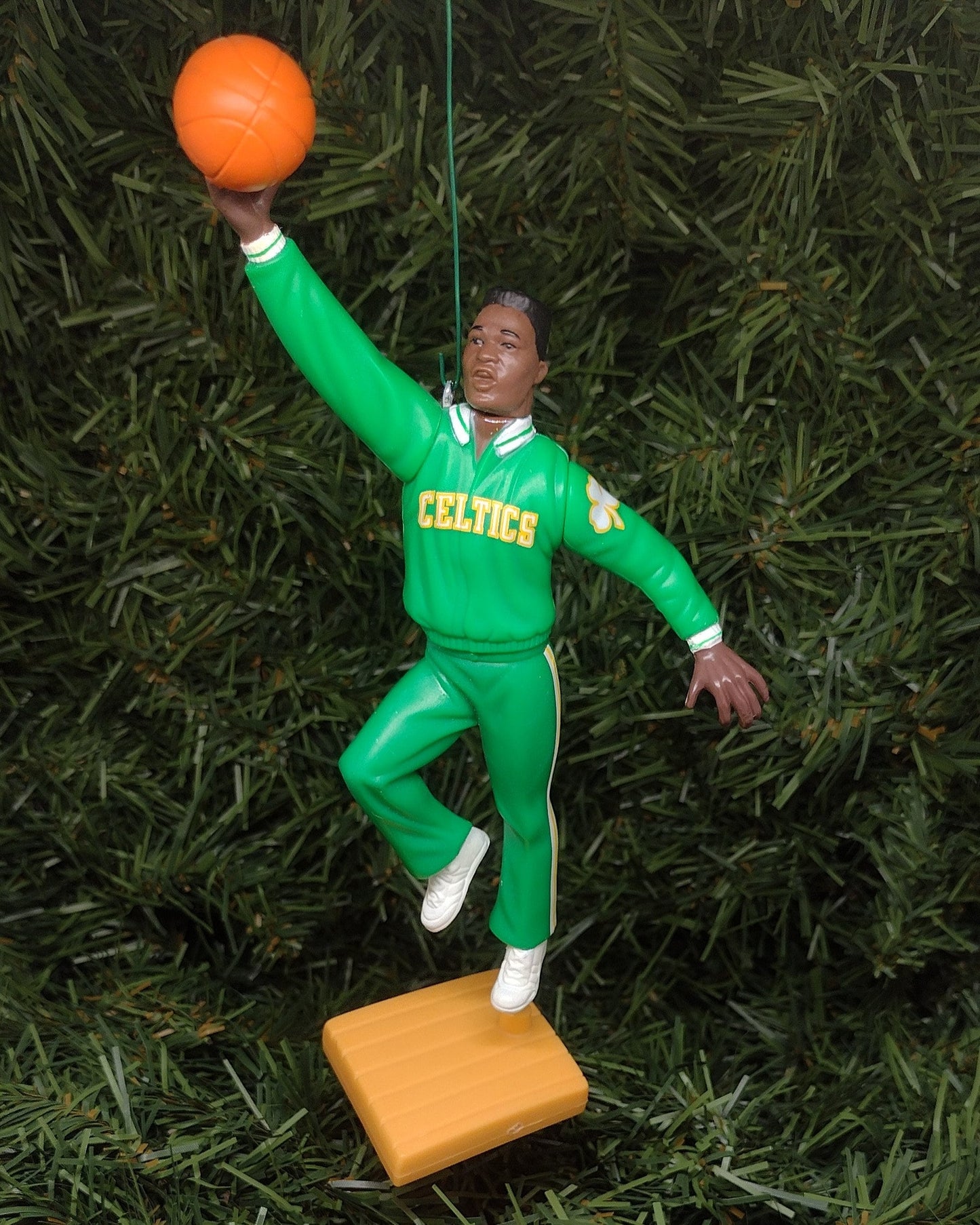 BOSTON CELTICS Christmas ornament John Havlicek/Kevin McHale/Dee Brown xmas tree nba basketball figure unique gift idea Celtic ornaments