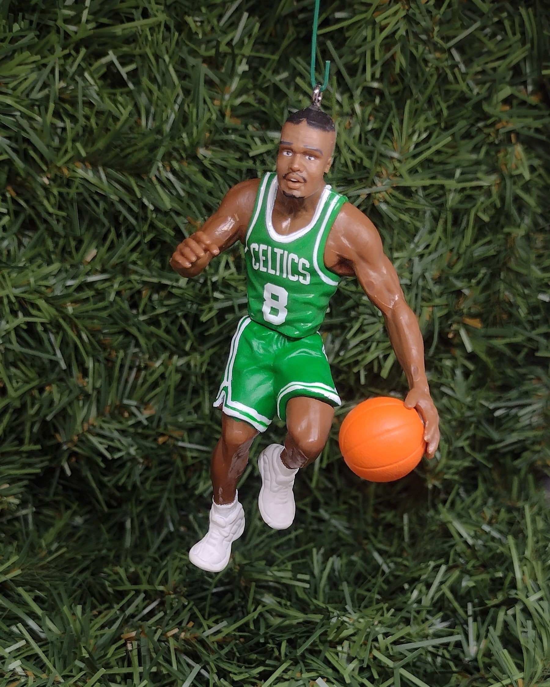 BOSTON CELTICS Ornaments Christmas Tree Figure Kevin McHale/Danny Ainge/Antoine Walker/Eric Montross unique gift idea