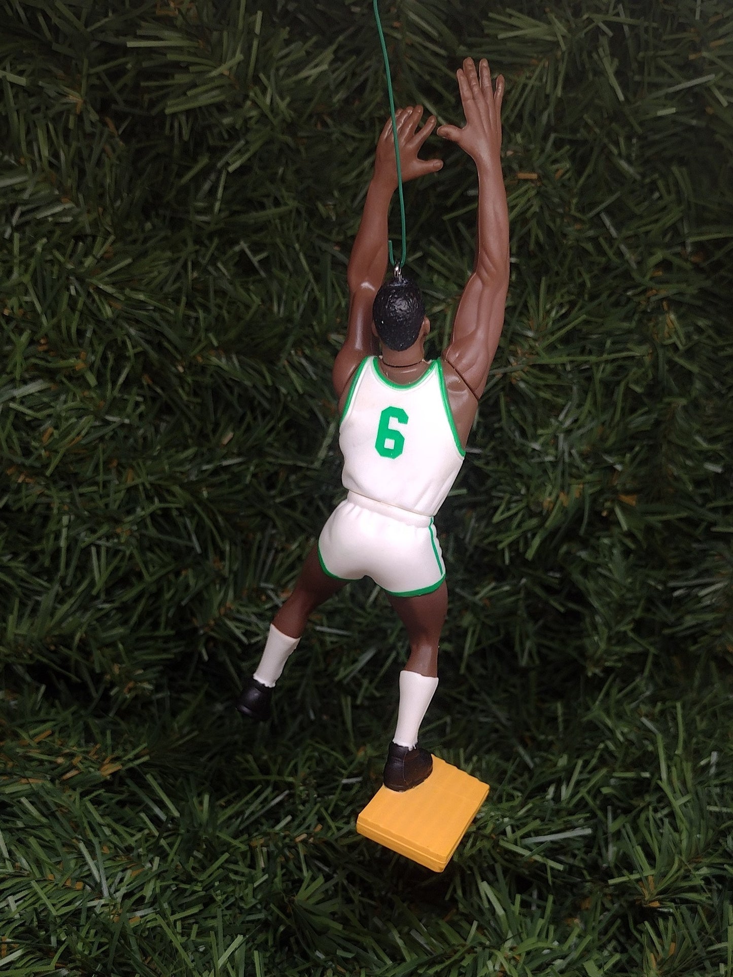 Bill Russell BOSTON CELTICS Ornament Christmas Tree Decoration NBA Basketball figure unique Xmas gift idea